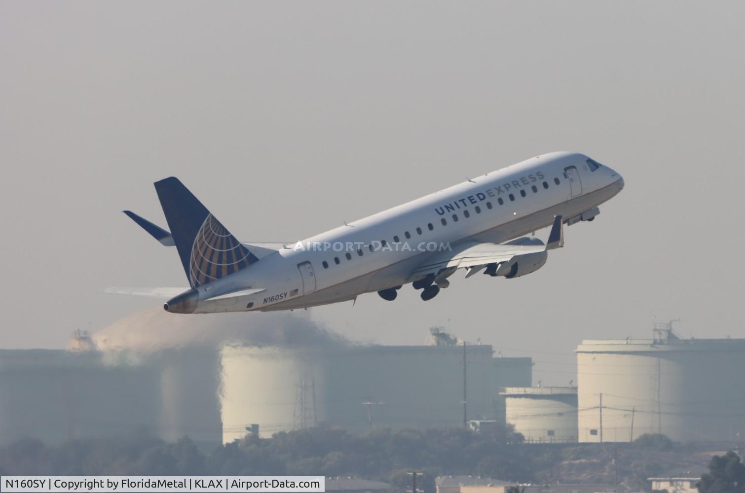 N160SY, 2016 Embraer ERJ-170-200LR C/N 17000568, SKW/UE E175 zx lax-phx