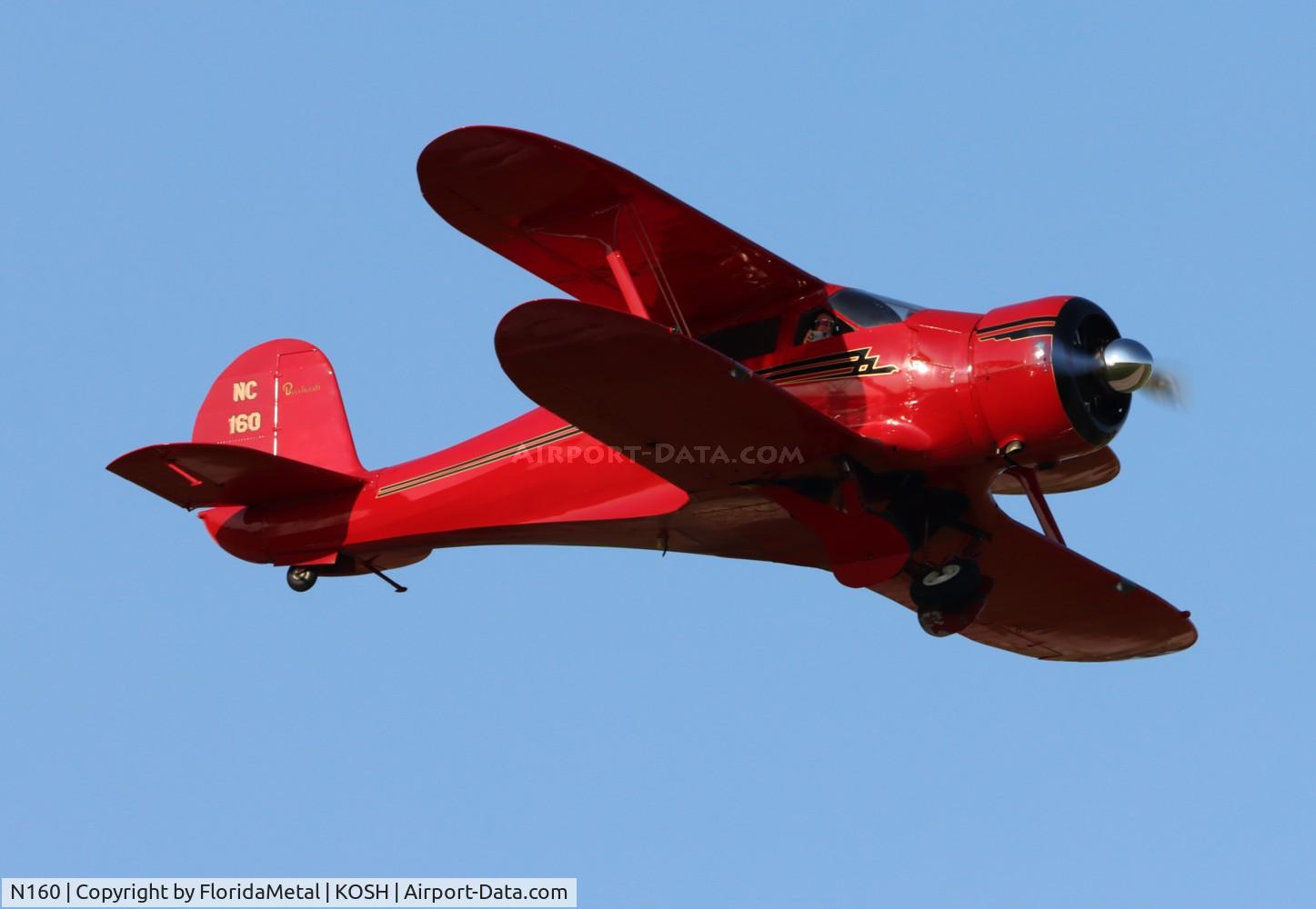 N160, 1943 Beech D17S Staggerwing C/N 4836, Beech 17 zx