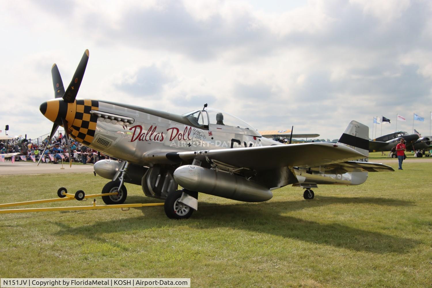 N151JV, 1944 North American F-51D Mustang C/N 44-84952, P-51D Dallas Doll zx 