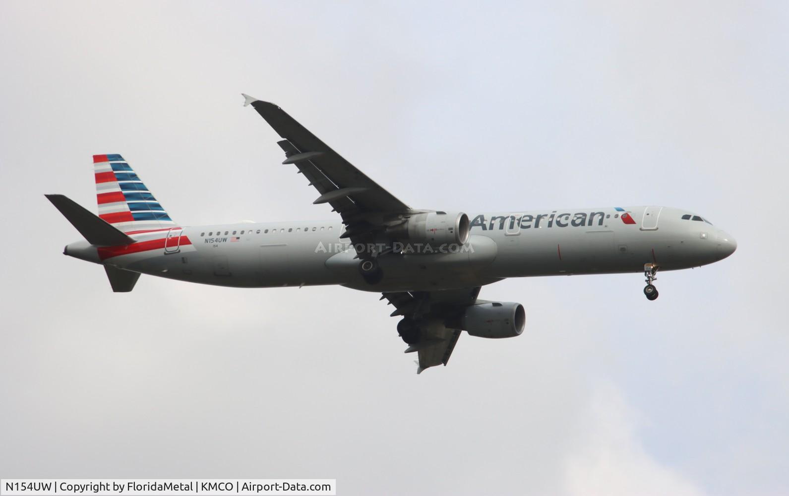 N154UW, 2013 Airbus A321-211 C/N 5644, AAL A321 zx dfw-mco