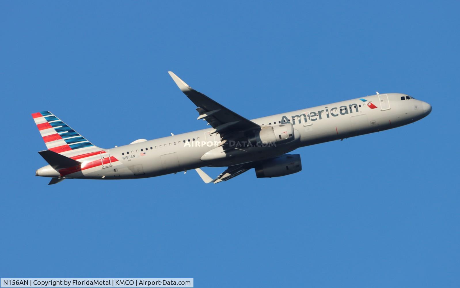 N156AN, 2016 Airbus A321-231 C/N 6983, AAL A321 zx mco-lax