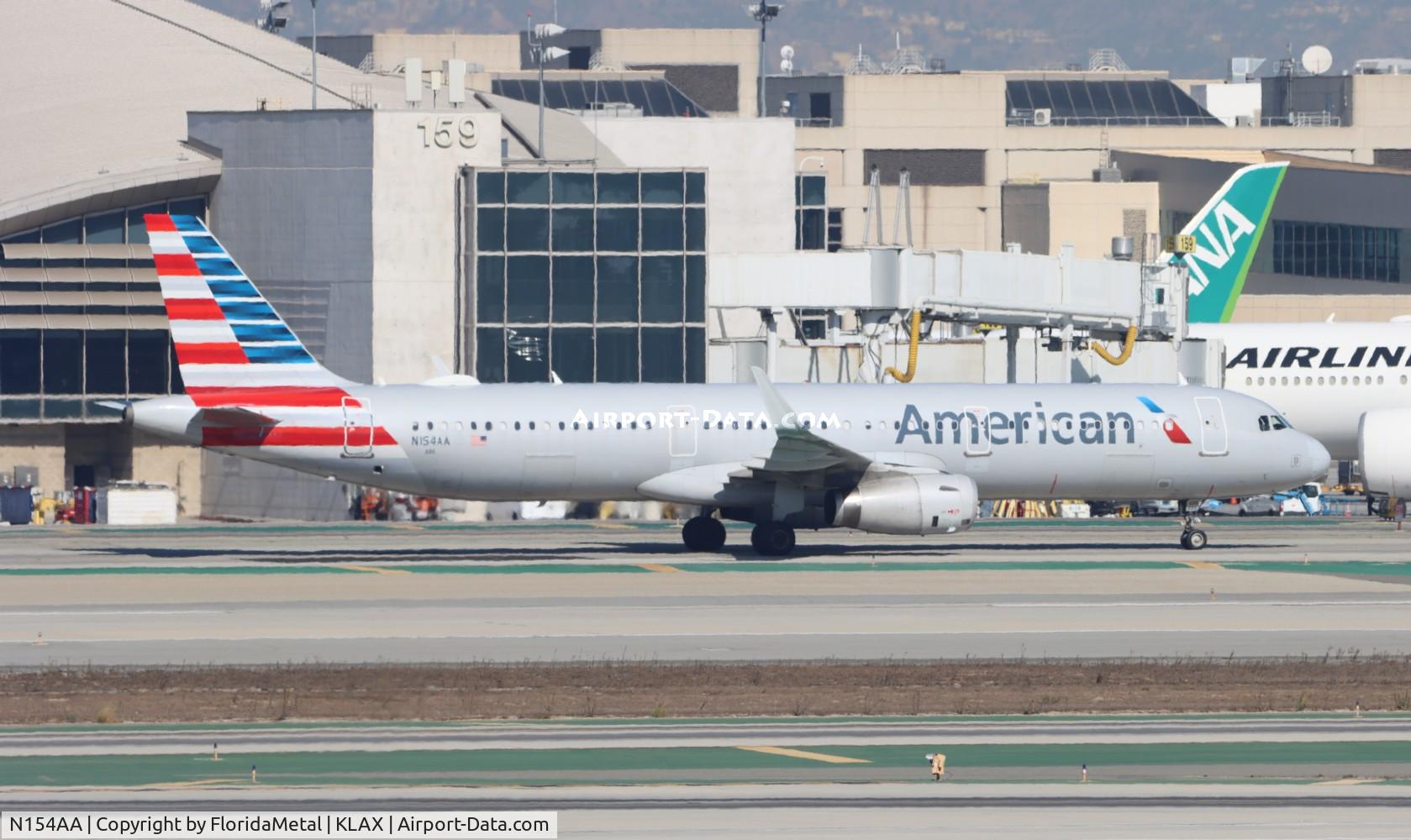 N154AA, 2016 Airbus A321-231 C/N 6928, AAL A321 zx dfw-lax
