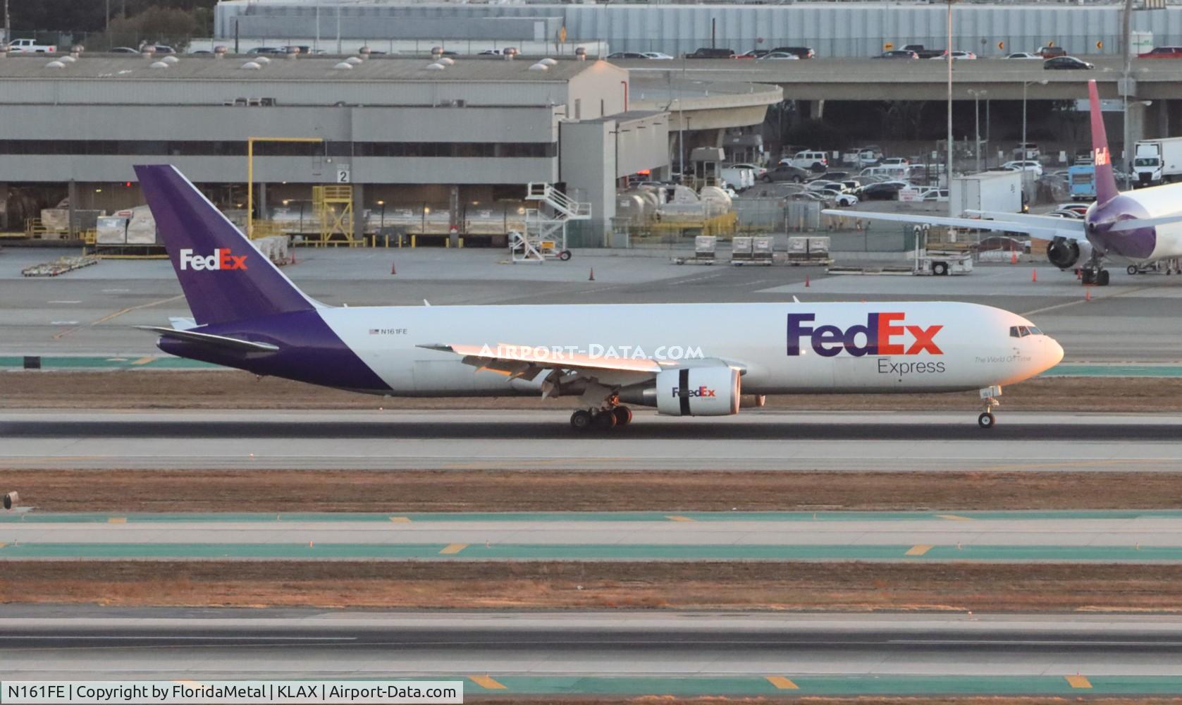 N161FE, 2018 Boeing 767-3S2FER C/N 43553, FDX 767-300F zx mem-lax
