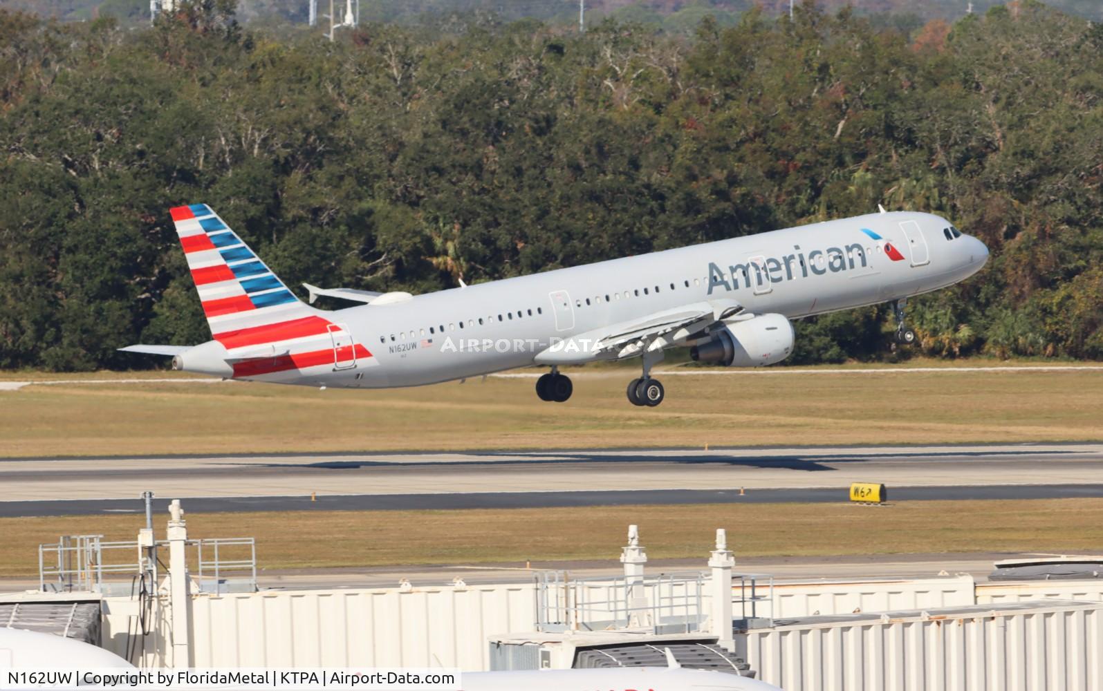 N162UW, 2001 Airbus A321-211 C/N 1412, AAL A321 zx tpa-phl