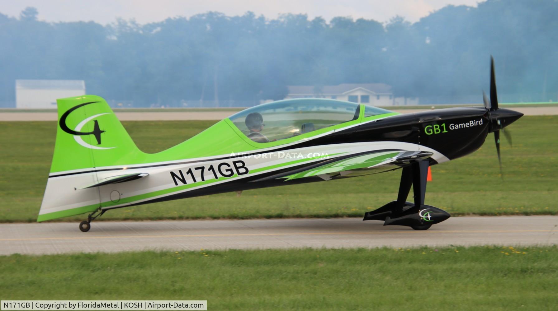 N171GB, 2015 Game Composites GBI Gamebird C/N 001, Gamebird GB1 zx 