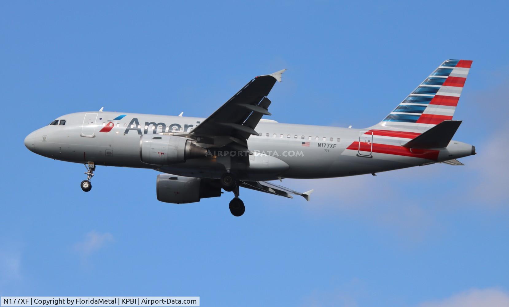 N177XF, 2006 Airbus A319-112 C/N 2836, AAL A319 zx dca-pbi