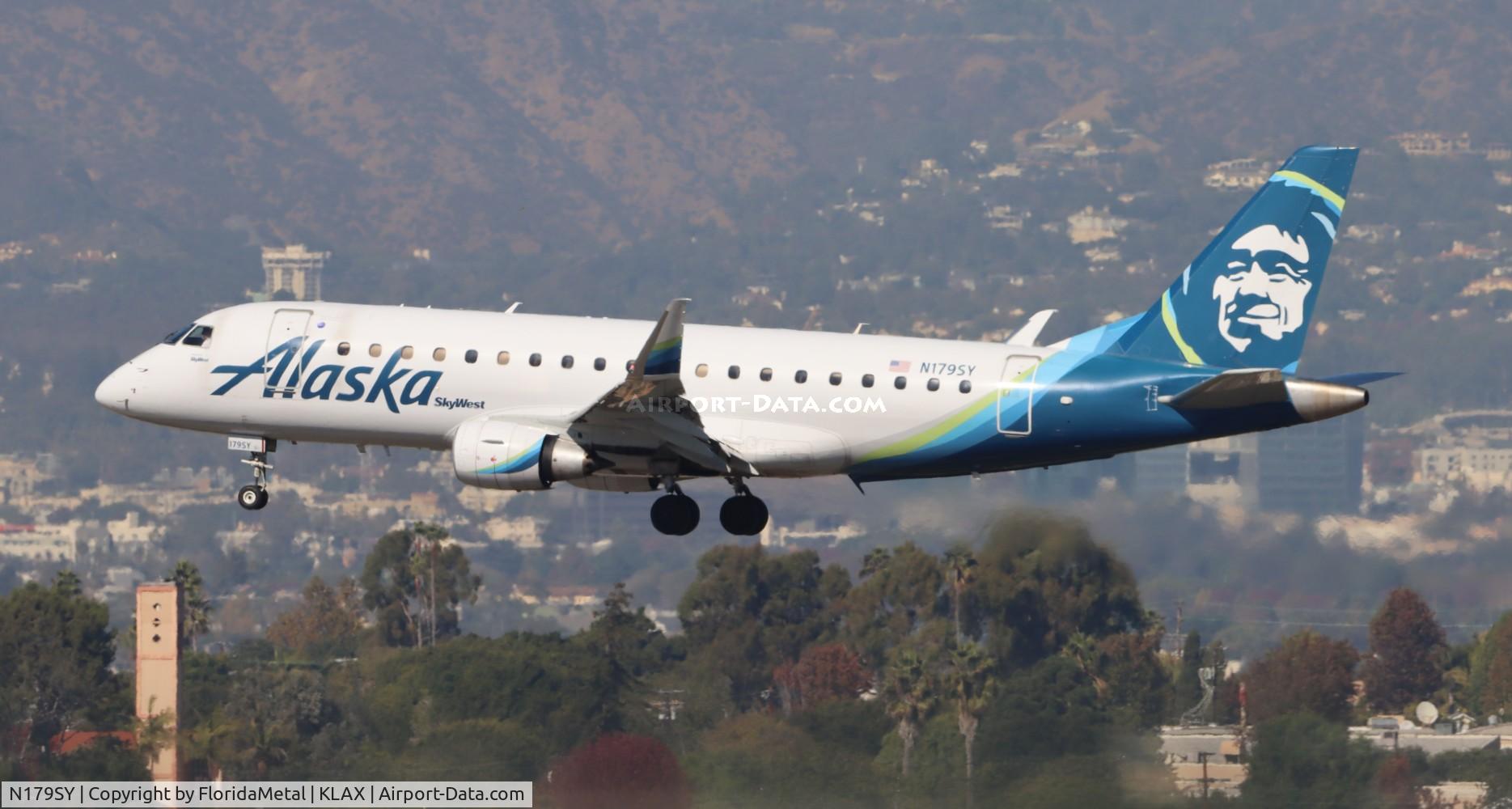 N179SY, 2016 Embraer 175LR (ERJ-170-200LR) C/N 17000565, SKW/ASA E175 zx sfo-lax