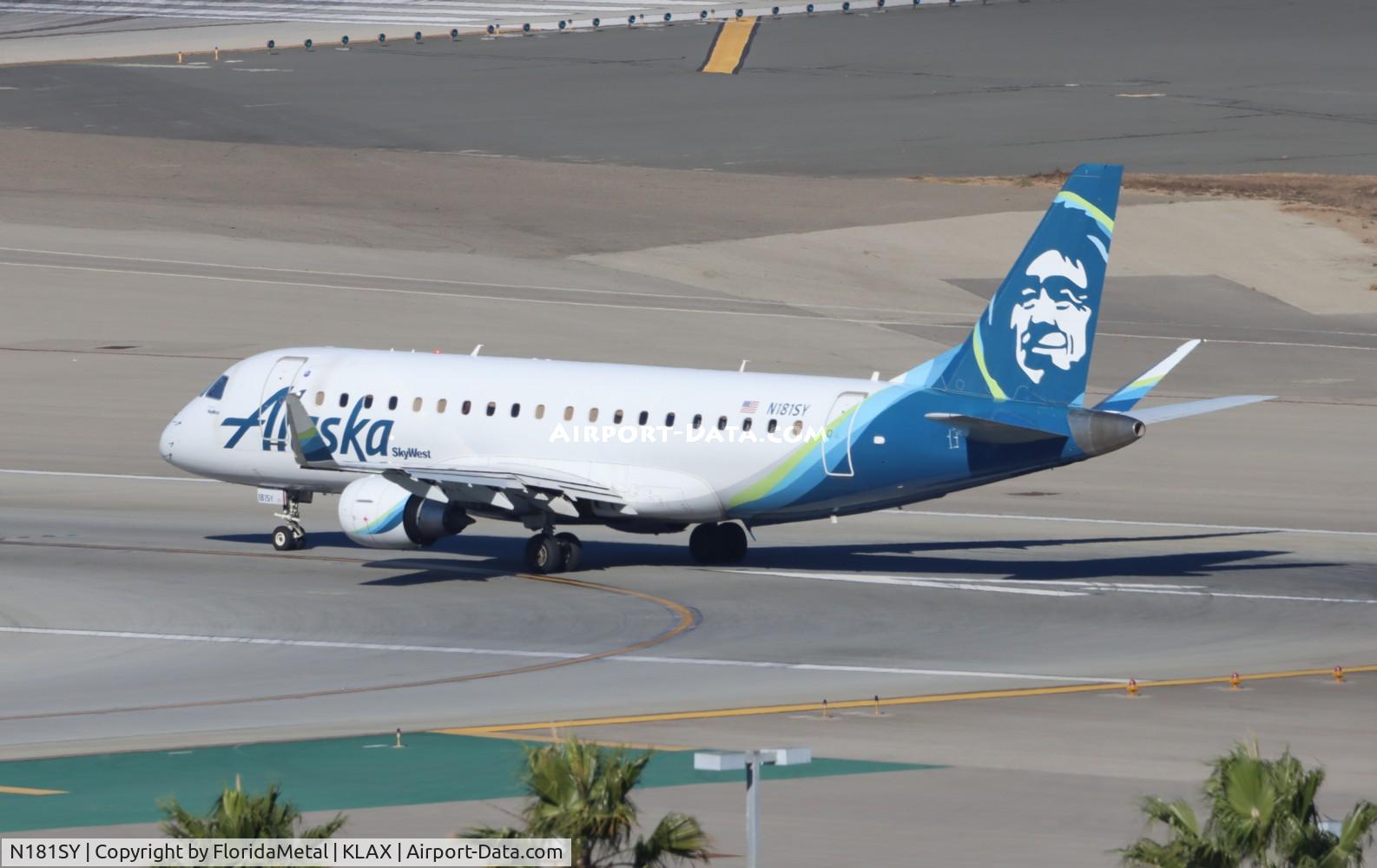 N181SY, 2016 Embraer 175LR (ERJ-170-200LR) C/N 17000574, SKW/ASA E175 zx lax-smf
