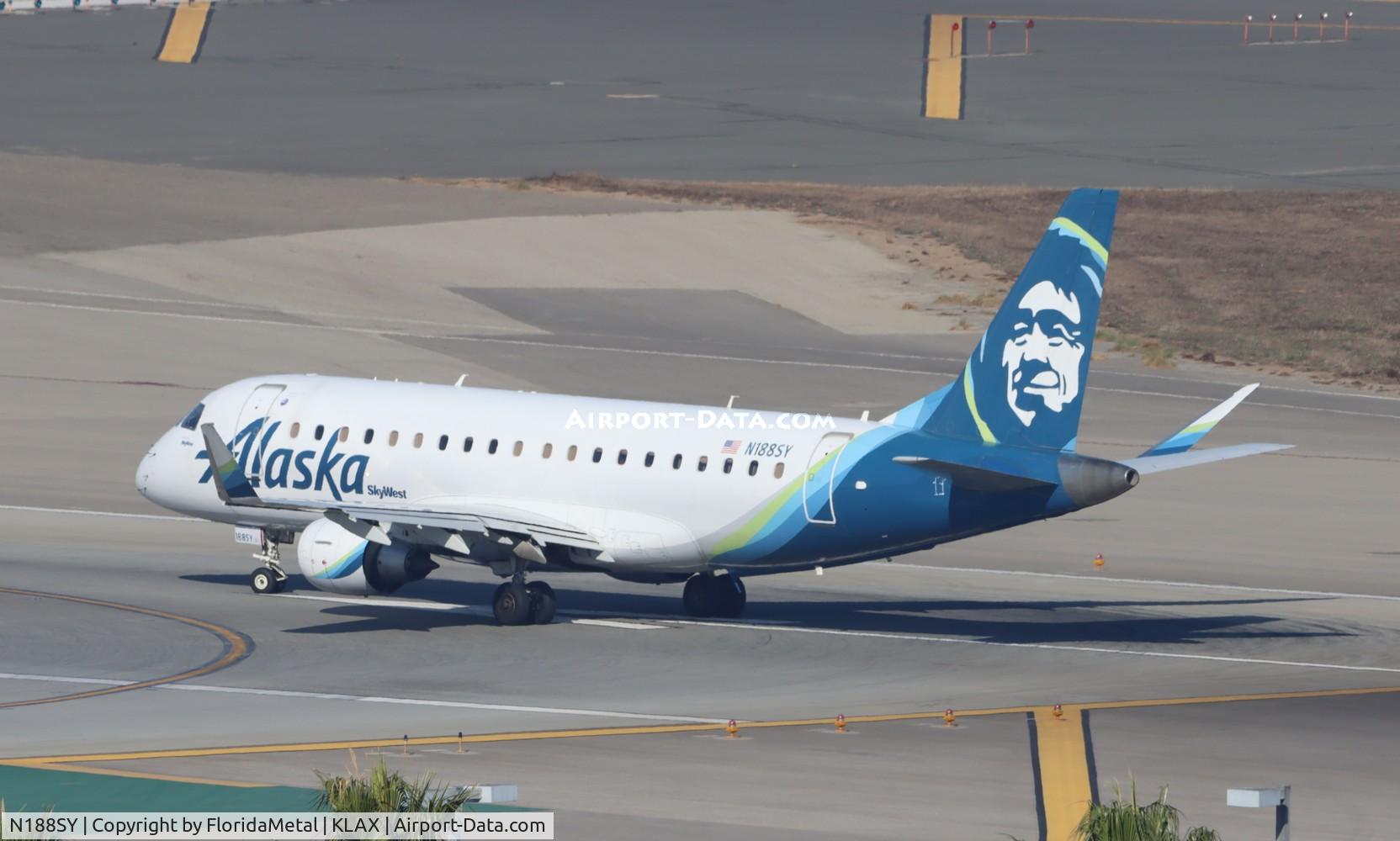 N188SY, 2016 Embraer 175LR (ERJ-170-200LR) C/N 17000628, SKW/ASA E175 zx lax-eug
