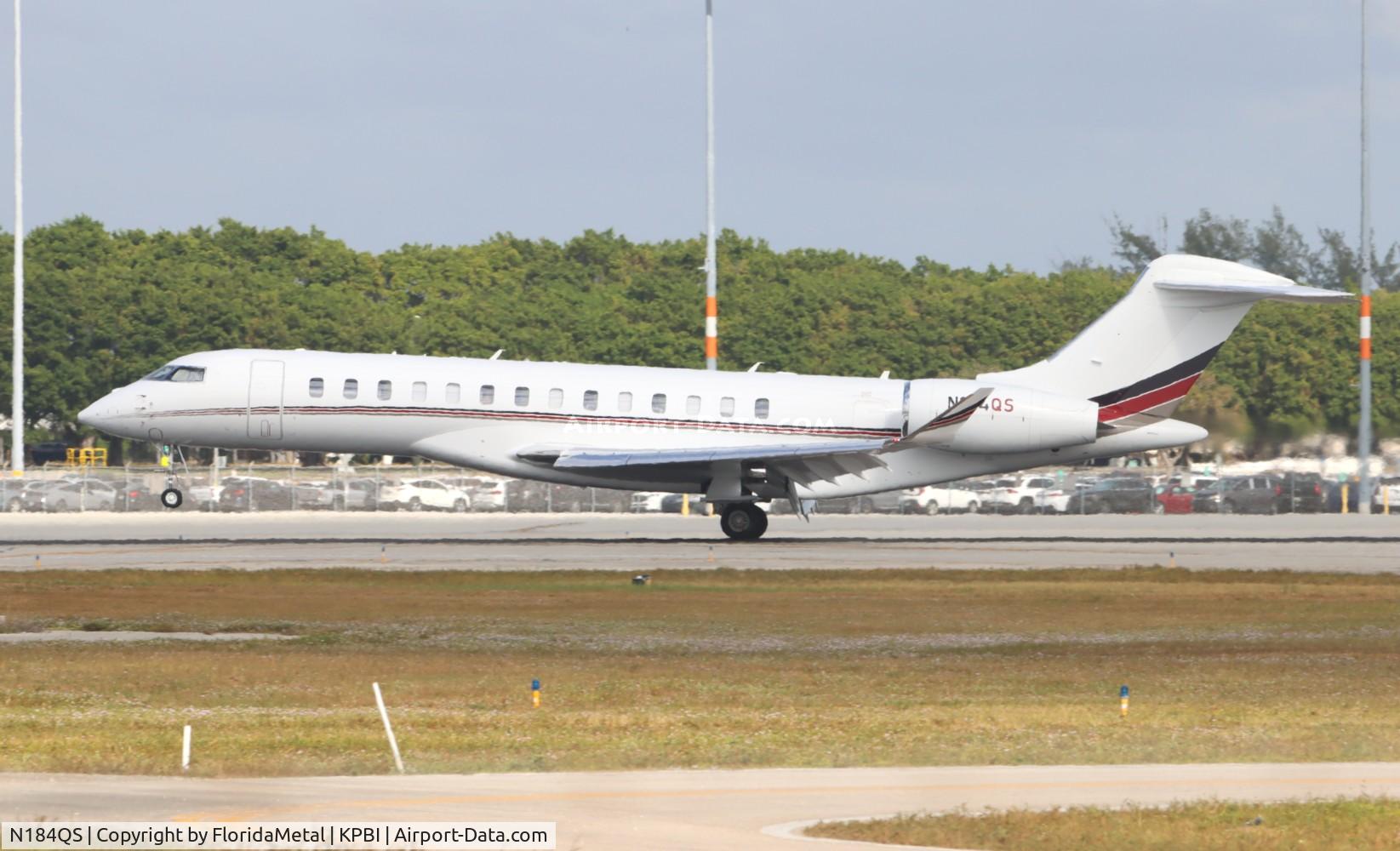 N184QS, 2023 Bombardier Global 7500 C/N 70163, Global 7500 zx teb-pbi