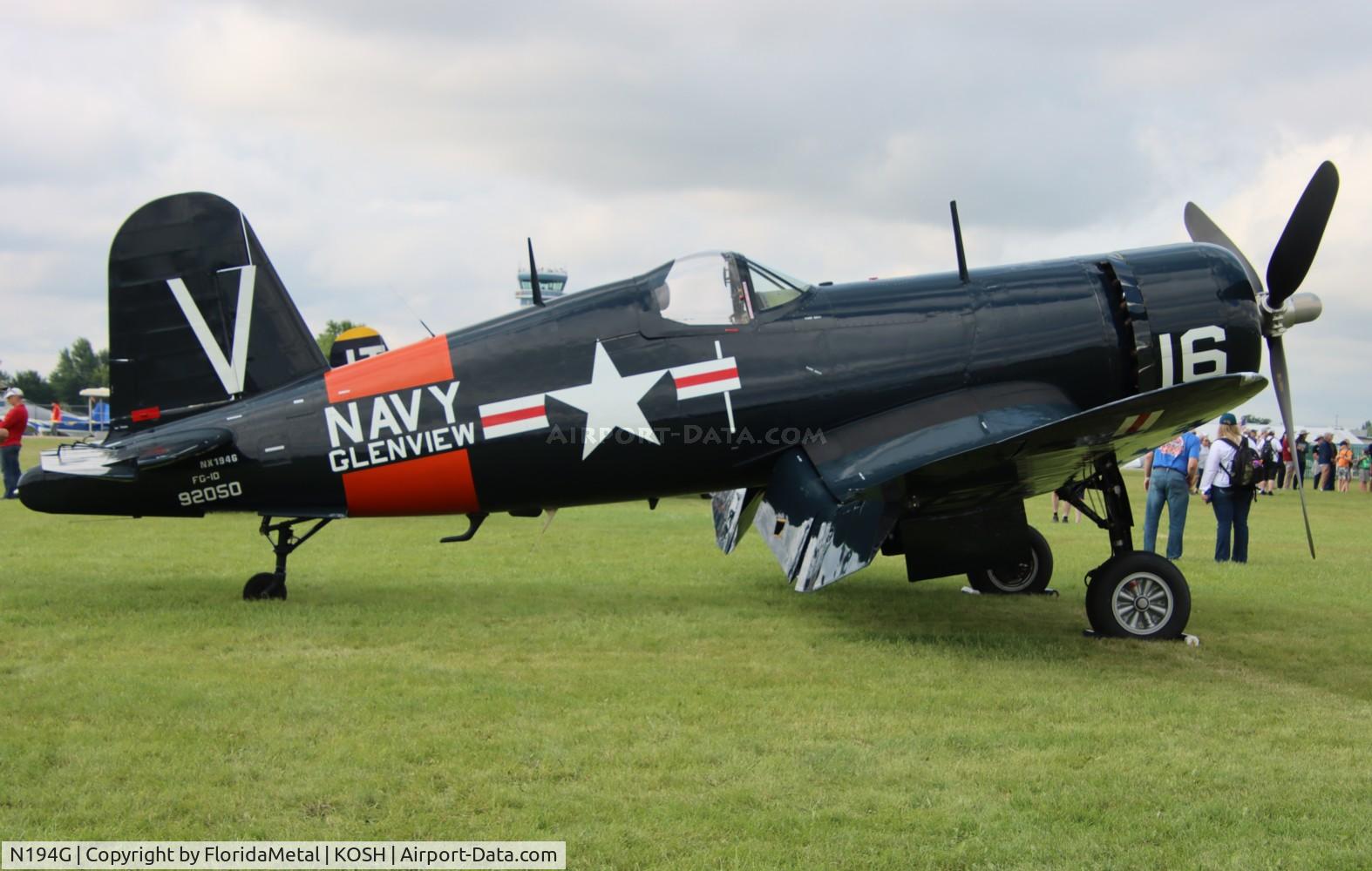N194G, Goodyear FG-1D Corsair C/N 3311, FG-1 zx 