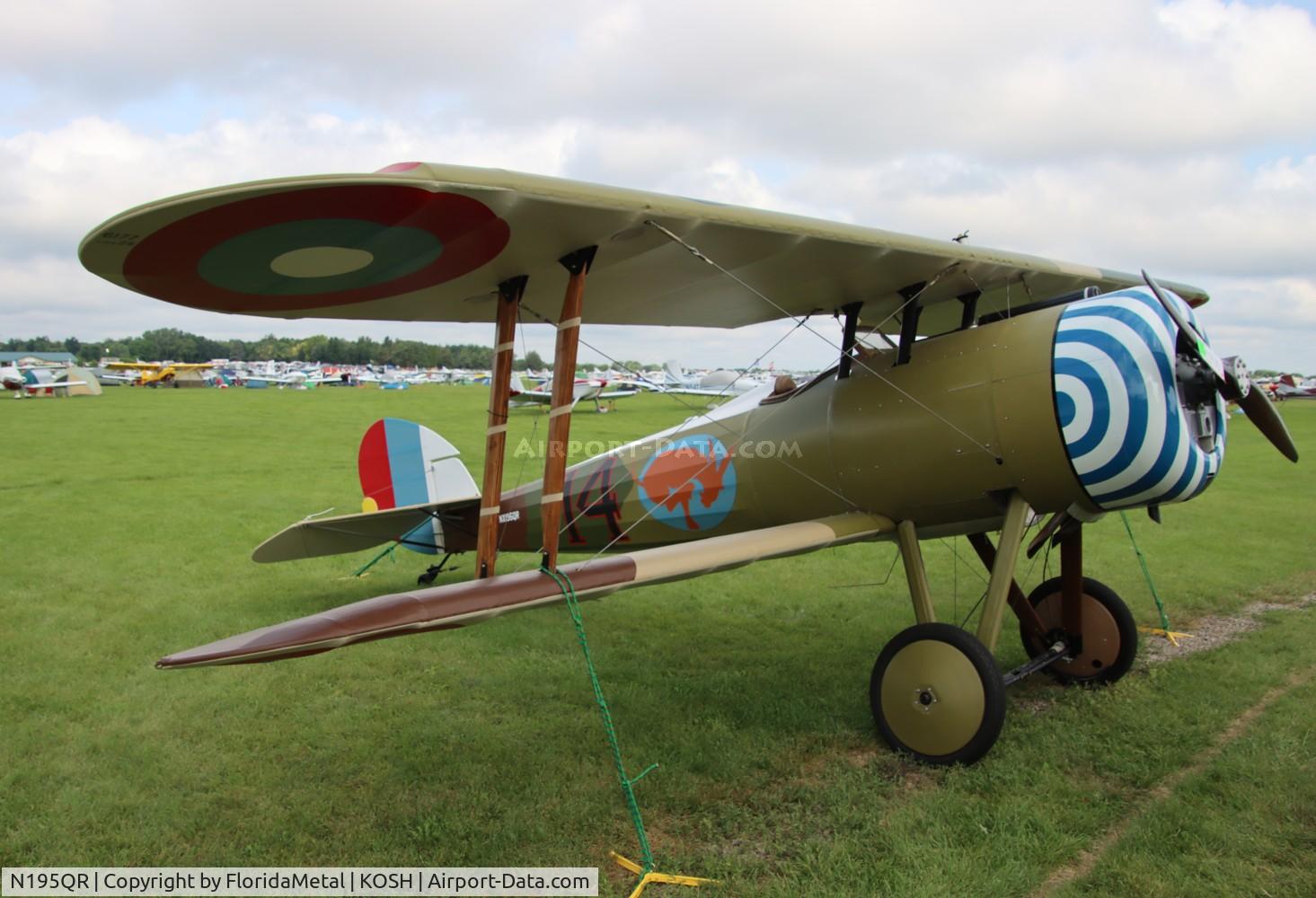 N195QR, 2018 ROBERT BRUCE MUNDIE MUNDIE NIEUPORT 28 C/N 20110501, Nieuport 28 zx 