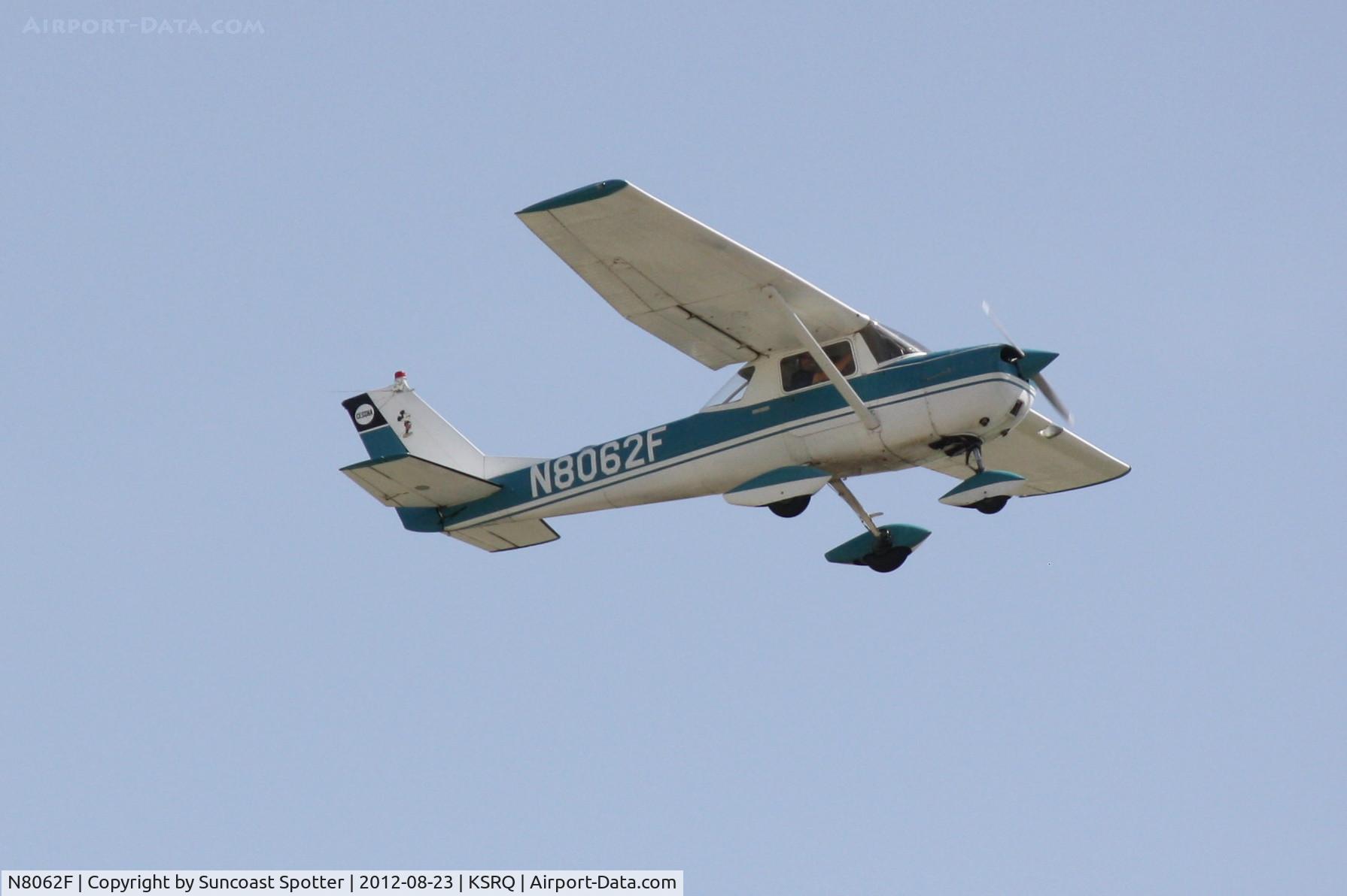 N8062F, 1966 Cessna 150F C/N 15064162, Cessna 150 depart Sarasota-Bradenton International Airport