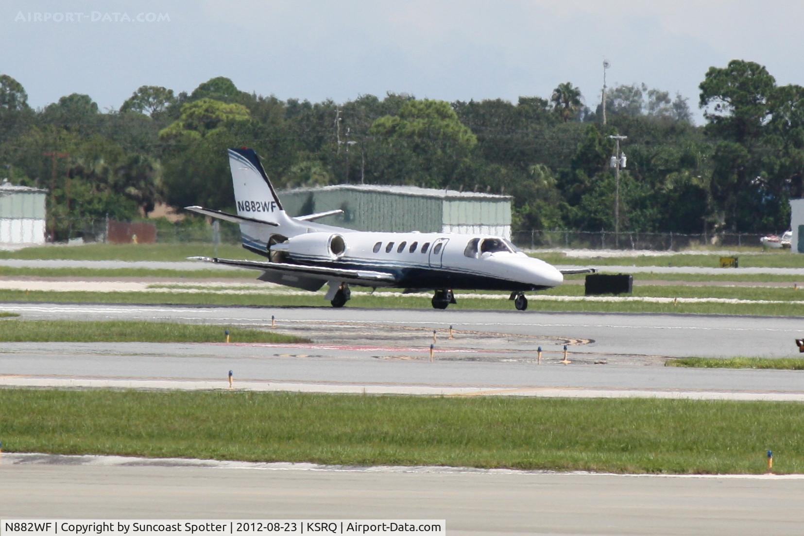 N882WF, 1999 Cessna 550 C/N 550-0882, Cessna Citation Bravo arrives at Sarasota-Bradenton International Airport