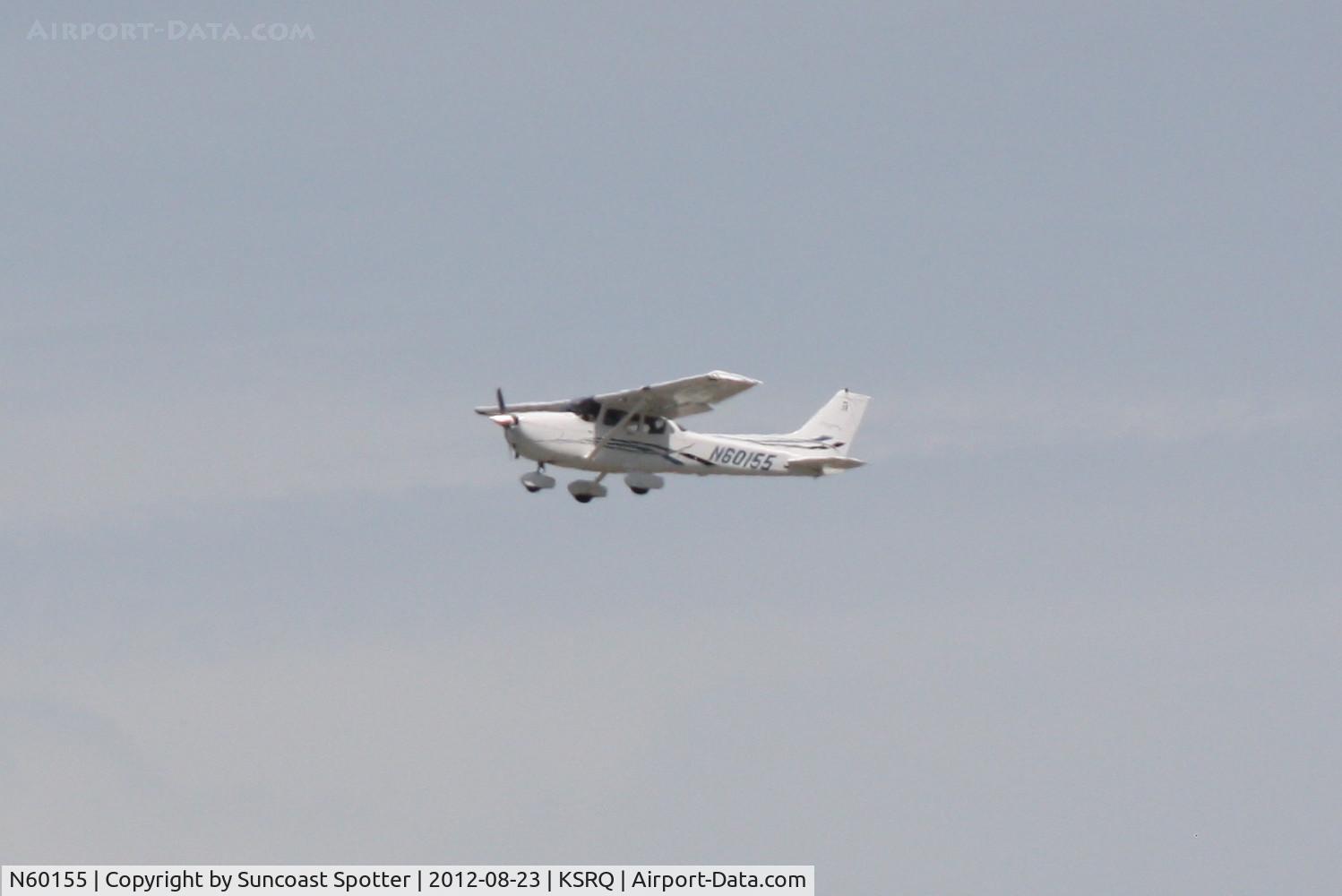 N60155, 2006 Cessna 172S Skyhawk SP C/N 172S10167, Skyhawk departs SRQ