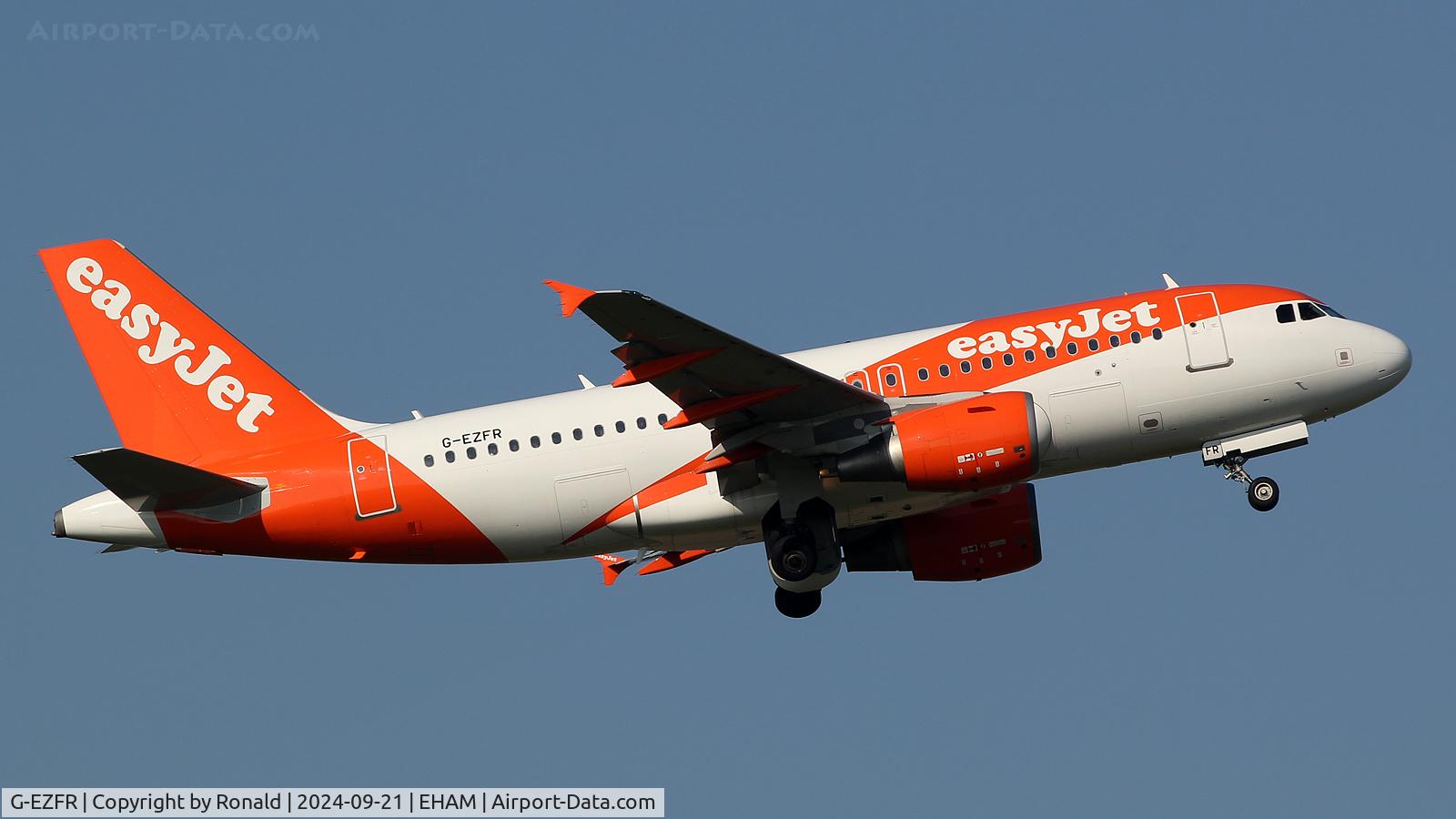 G-EZFR, 2009 Airbus A319-111 C/N 4125, at eham