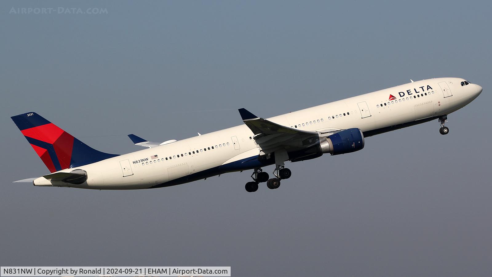 N831NW, 2017 Airbus A330-302 C/N 1783, at eham
