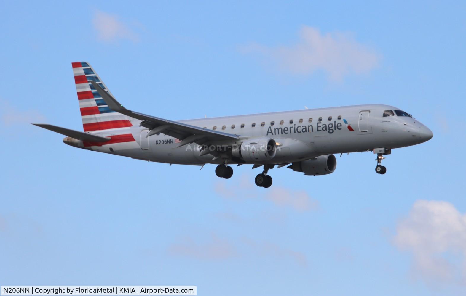 N206NN, 2015 Embraer 175LR (ERJ-170-200LR) C/N 17000489, ENY/AE E175 zx tlh-mia