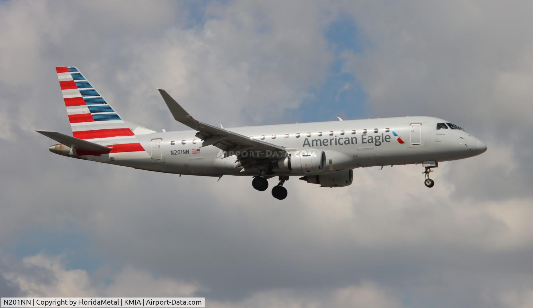N201NN, 2015 Embraer 175LR (ERJ-170-200LR) C/N 17000461, ENY/AE E175 zx elh-mia