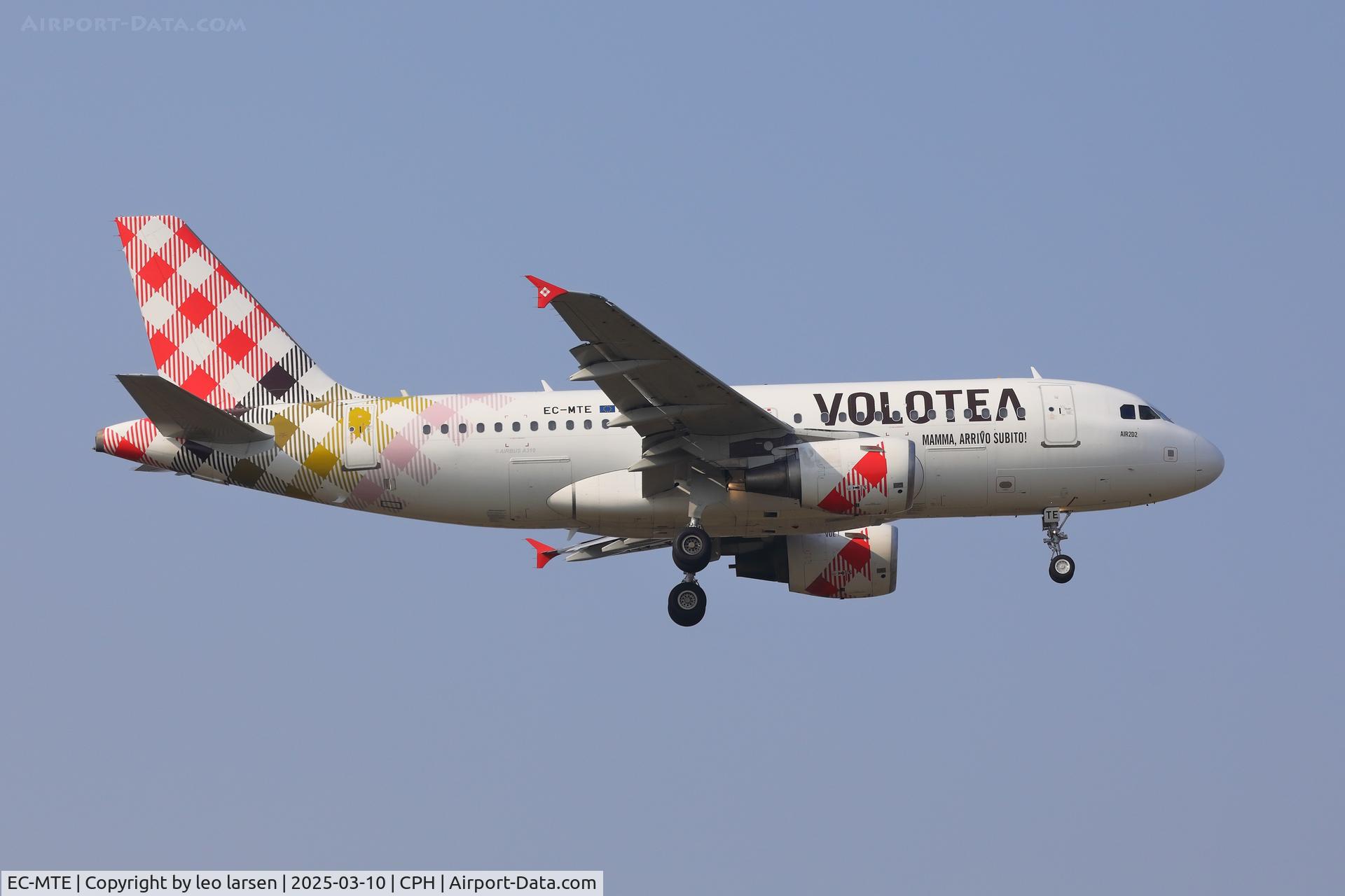EC-MTE, 2004 Airbus A319-111 C/N 2332, Copenhagen 10.3.2025
