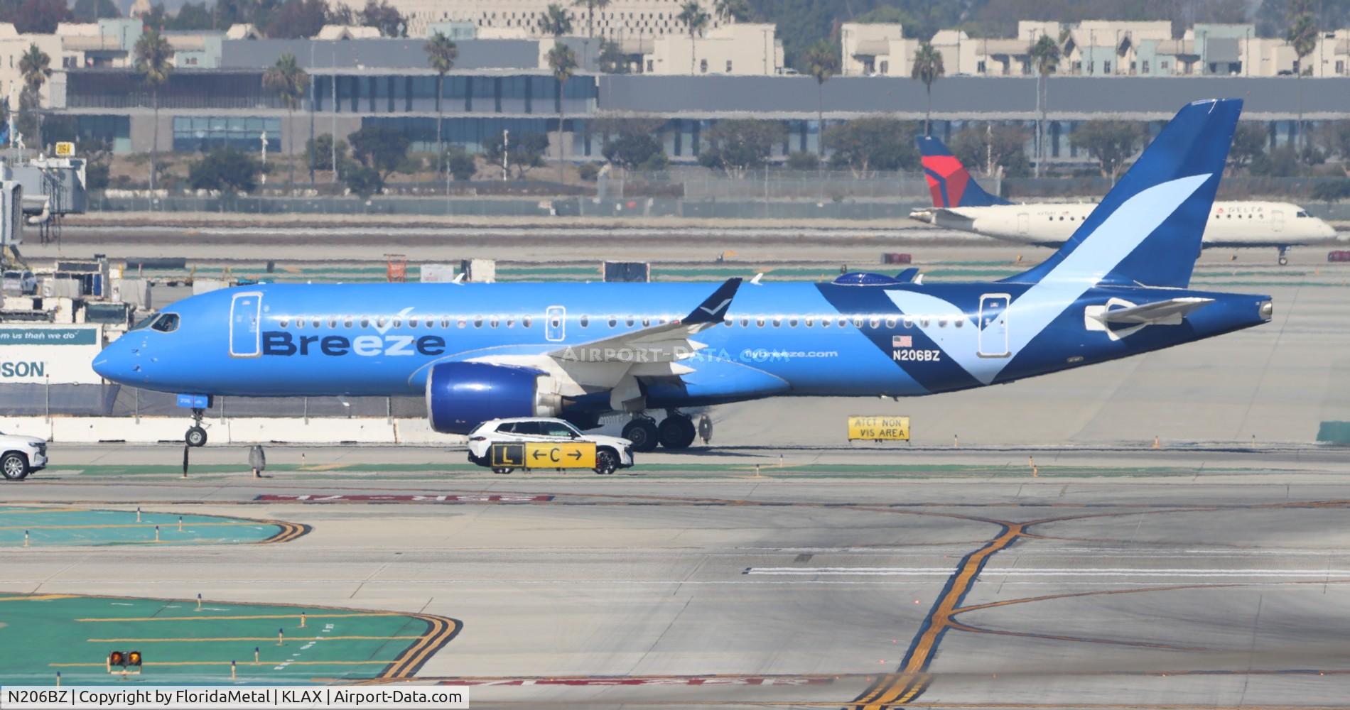 N206BZ, 2022 Airbus A220-300 C/N 55143, MXY A223 zx rdu-lax