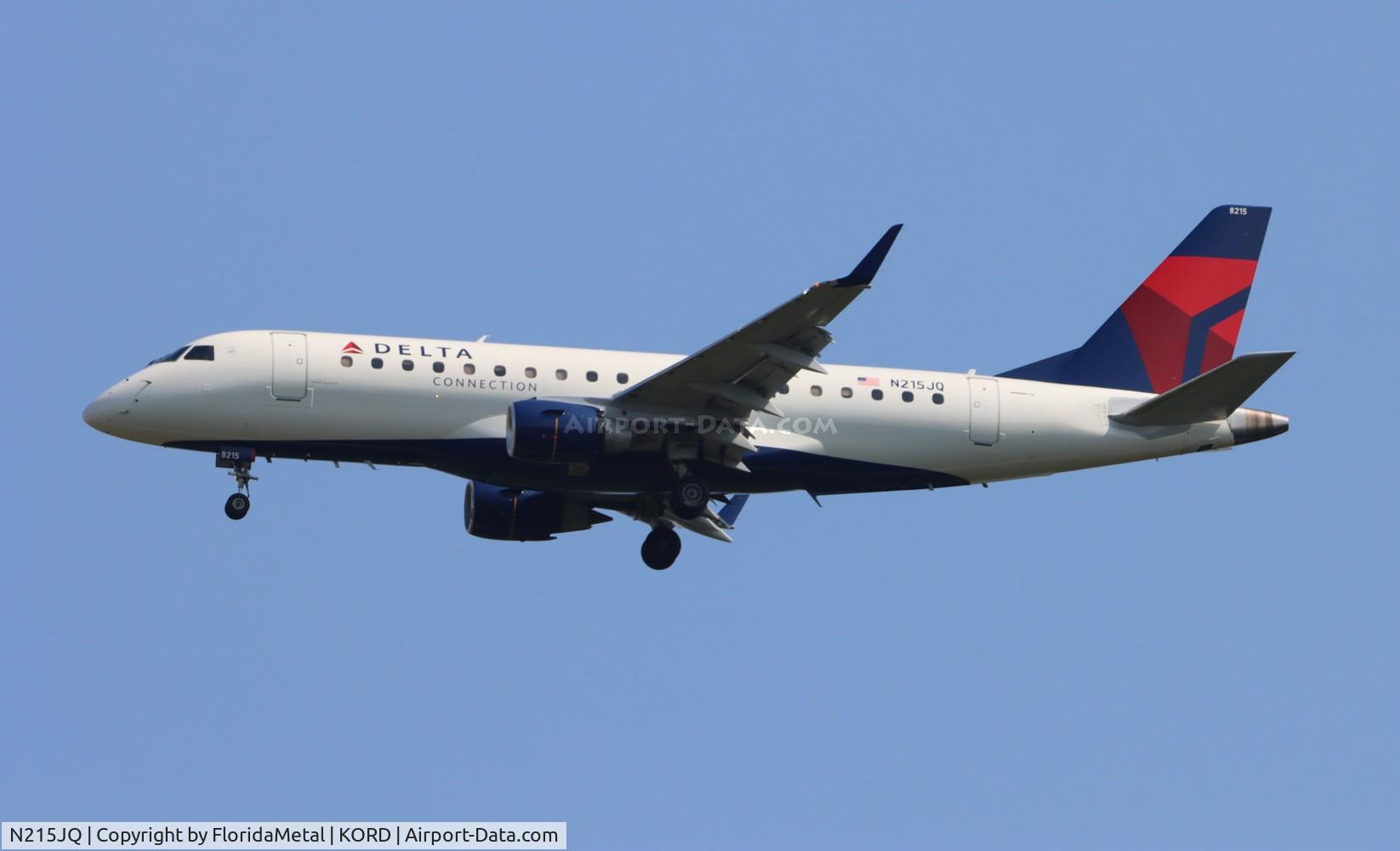 N215JQ, 2009 Embraer 175LR (ERJ-170-200LR) C/N 17000270, RPA/DAL E175 zx bos-ord