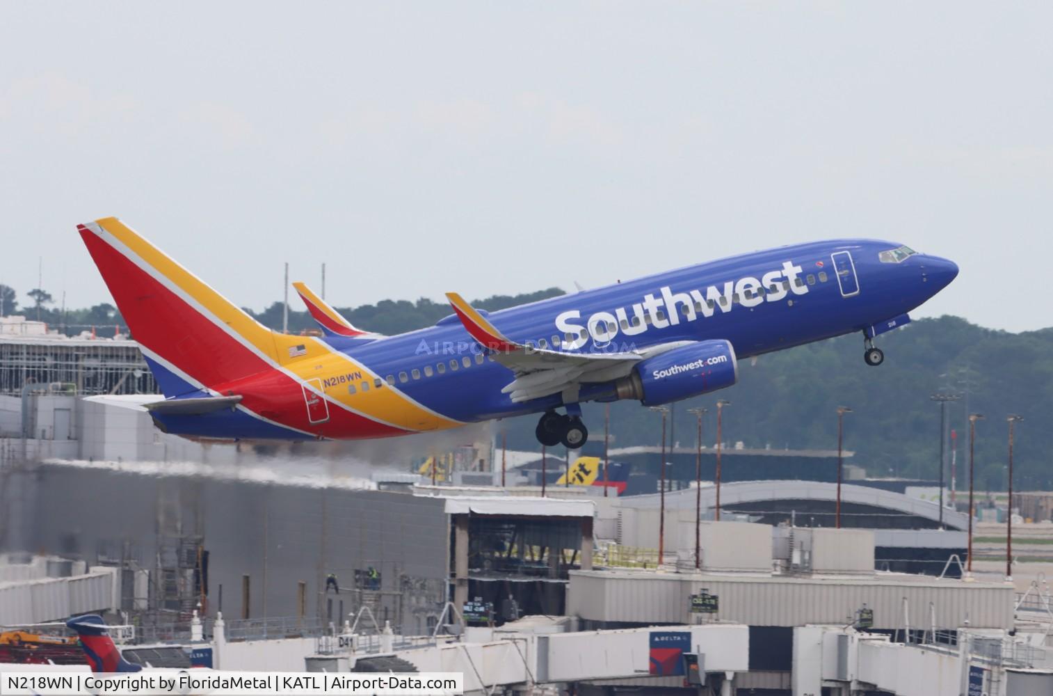 N218WN, 2005 Boeing 737-7H4 C/N 32489, SWA 737 zx atl-cmh