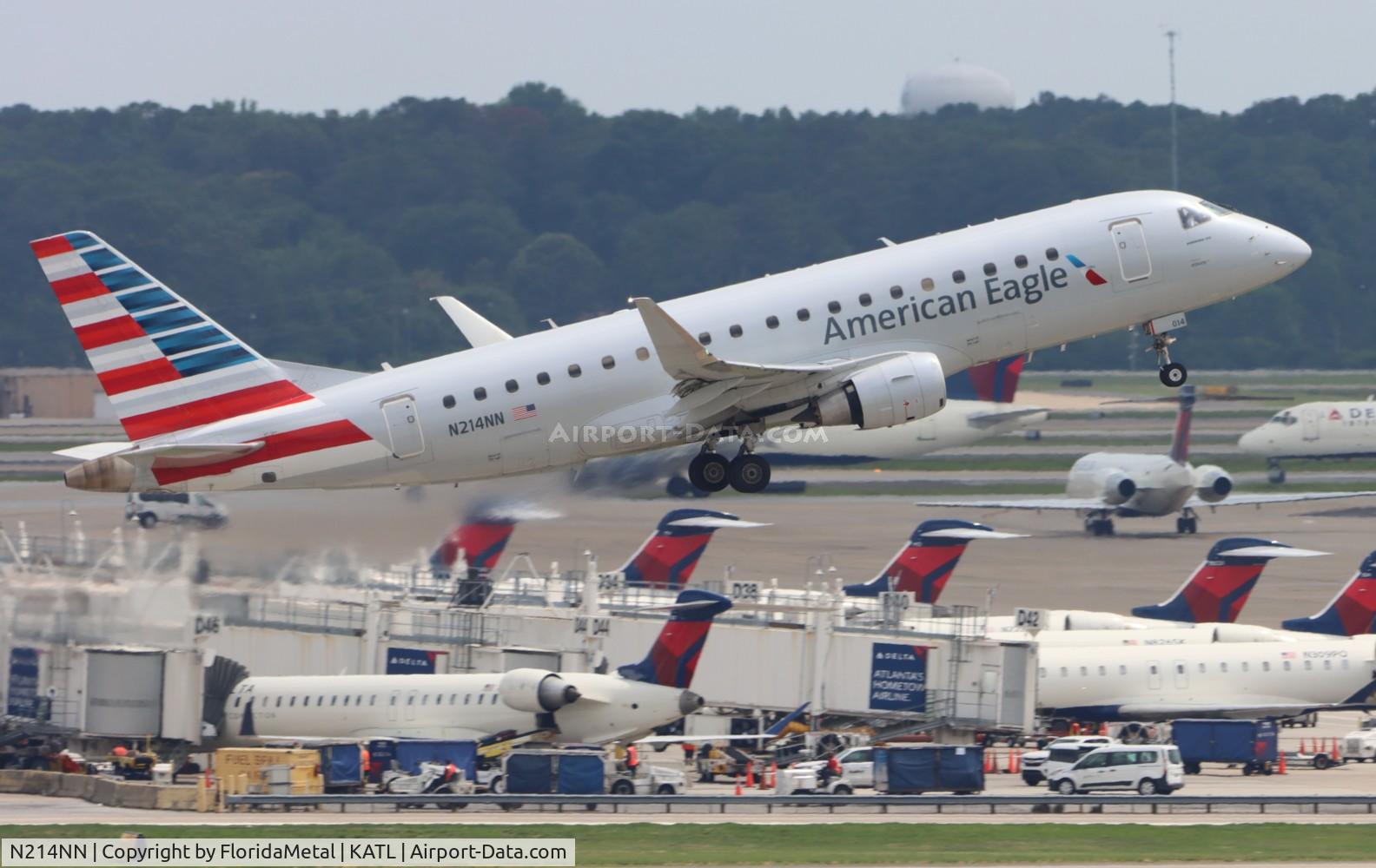 N214NN, 2015 Embraer 175LR (ERJ-170-200LR) C/N 17000508, ENY/AE E175 zx atl-mli