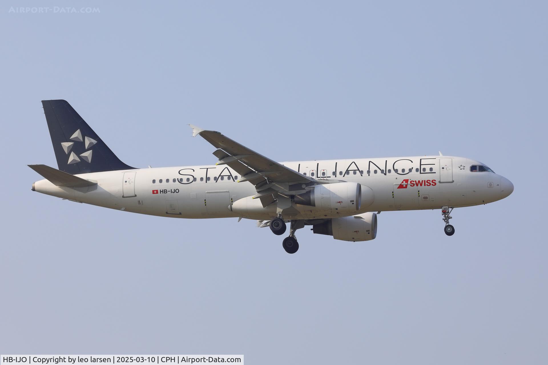 HB-IJO, 1997 Airbus A320-214 C/N 673, Copenhagen 10.3.2025