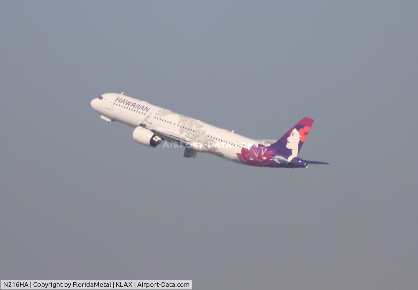 N216HA, 2018 Airbus A321-271N C/N 8471, HAL A321N zx lax-koa