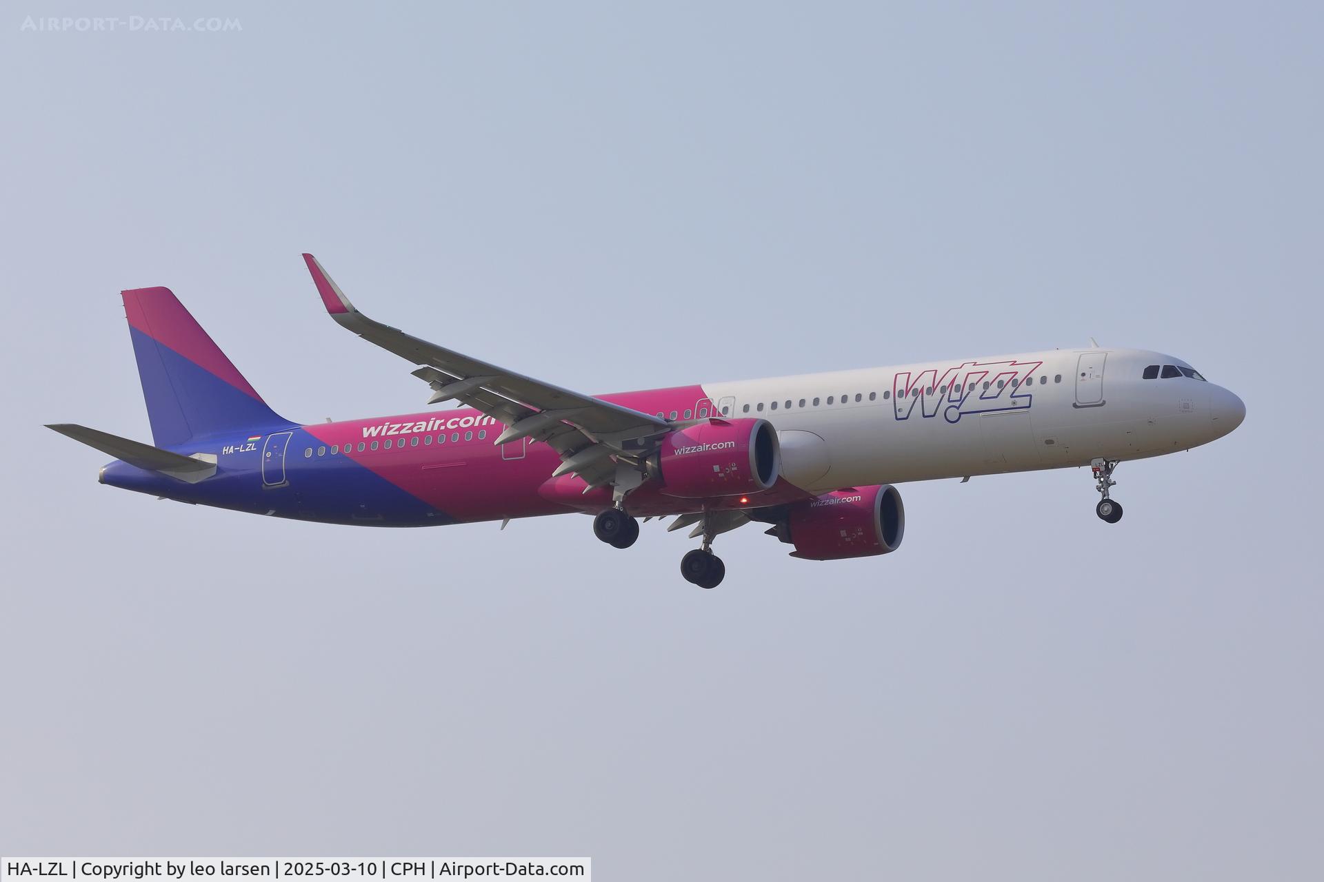 HA-LZL, 2022 Airbus A321-271NX C/N 10700, Copenhagen 10.3.2025