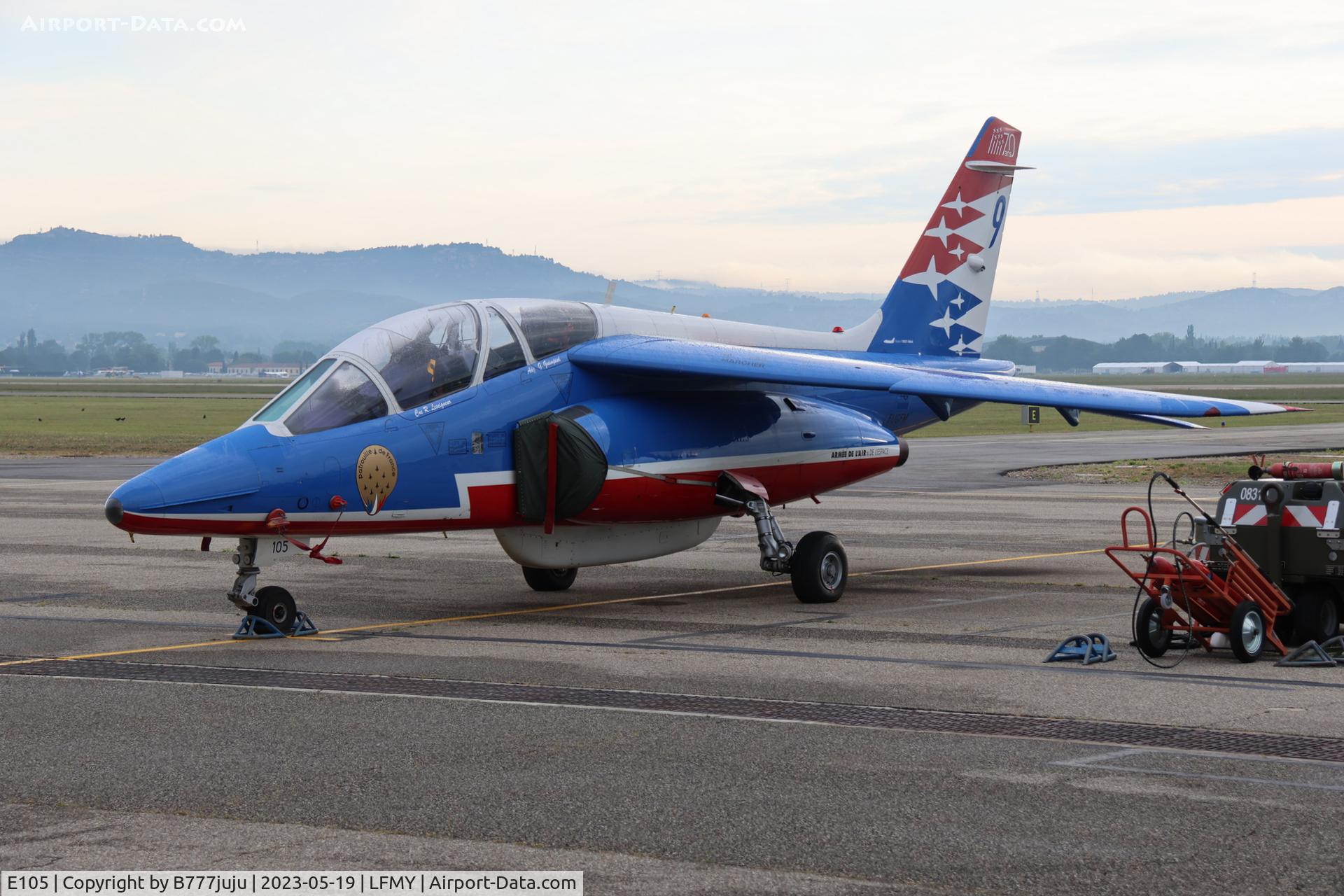 E105, Dassault-Dornier Alpha Jet E C/N E105, at Salon 2023