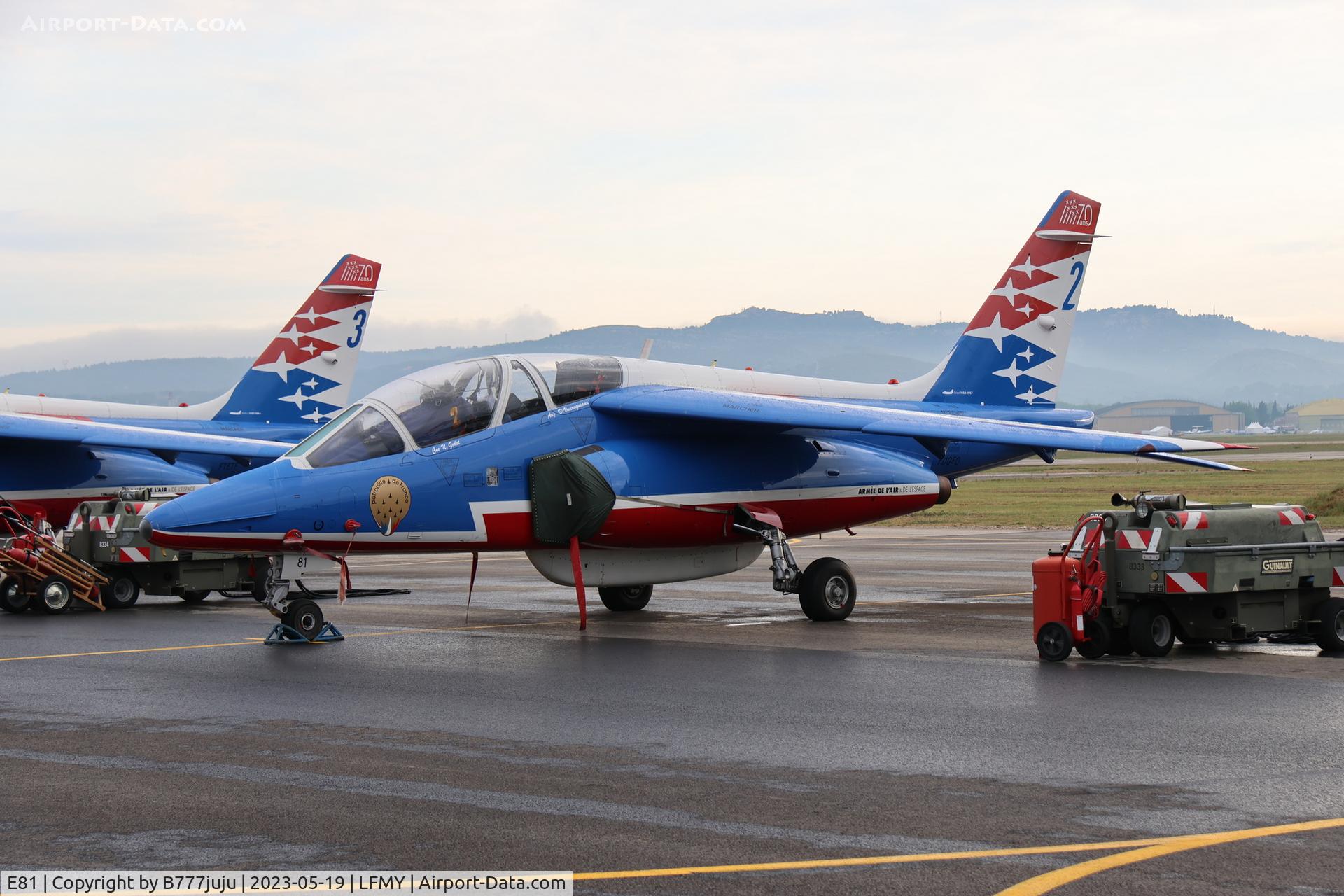 E81, Dassault-Dornier Alpha Jet E C/N E81, at Salon 2023
