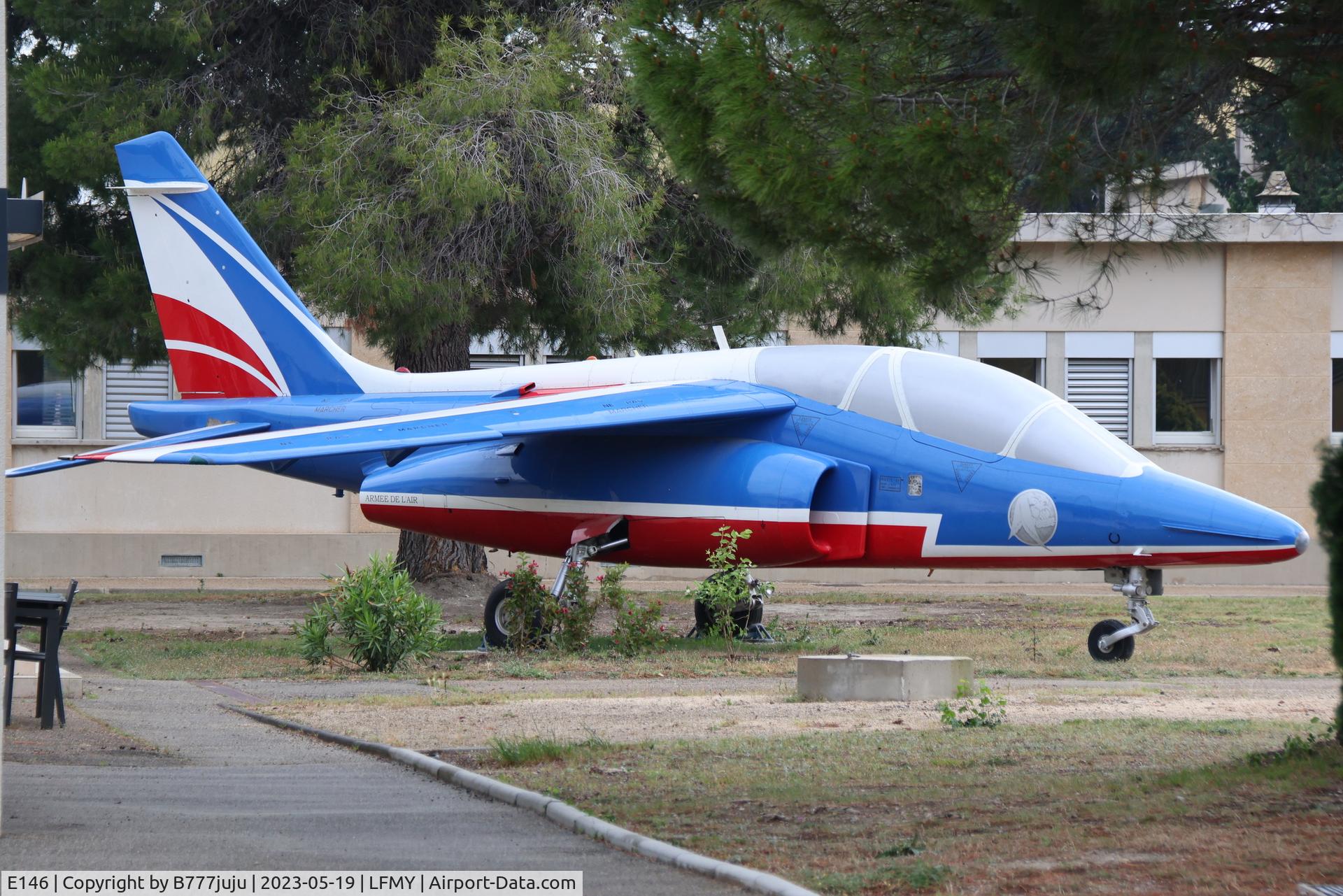 E146, Dassault-Dornier Alpha Jet E C/N E146, at Salon 2023
preserved after over run at Perpignan