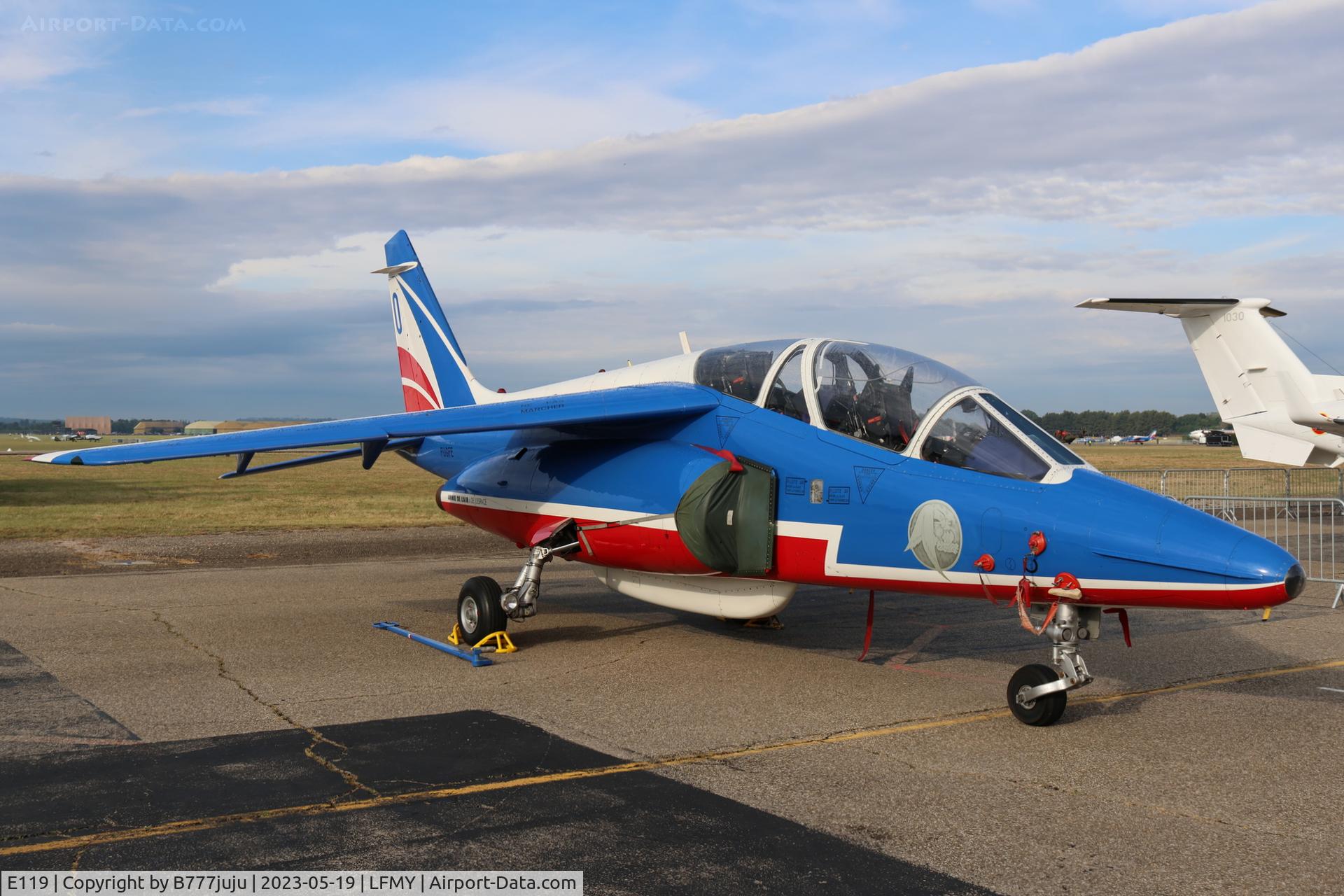 E119, Dassault-Dornier Alpha Jet E C/N E119, at Salon 2023