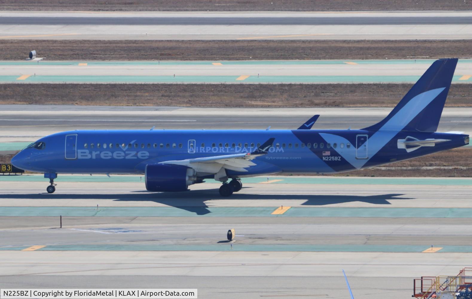 N225BZ, 2023 Airbus A220-371 C/N 55225, MXY A223 zx lax-pit