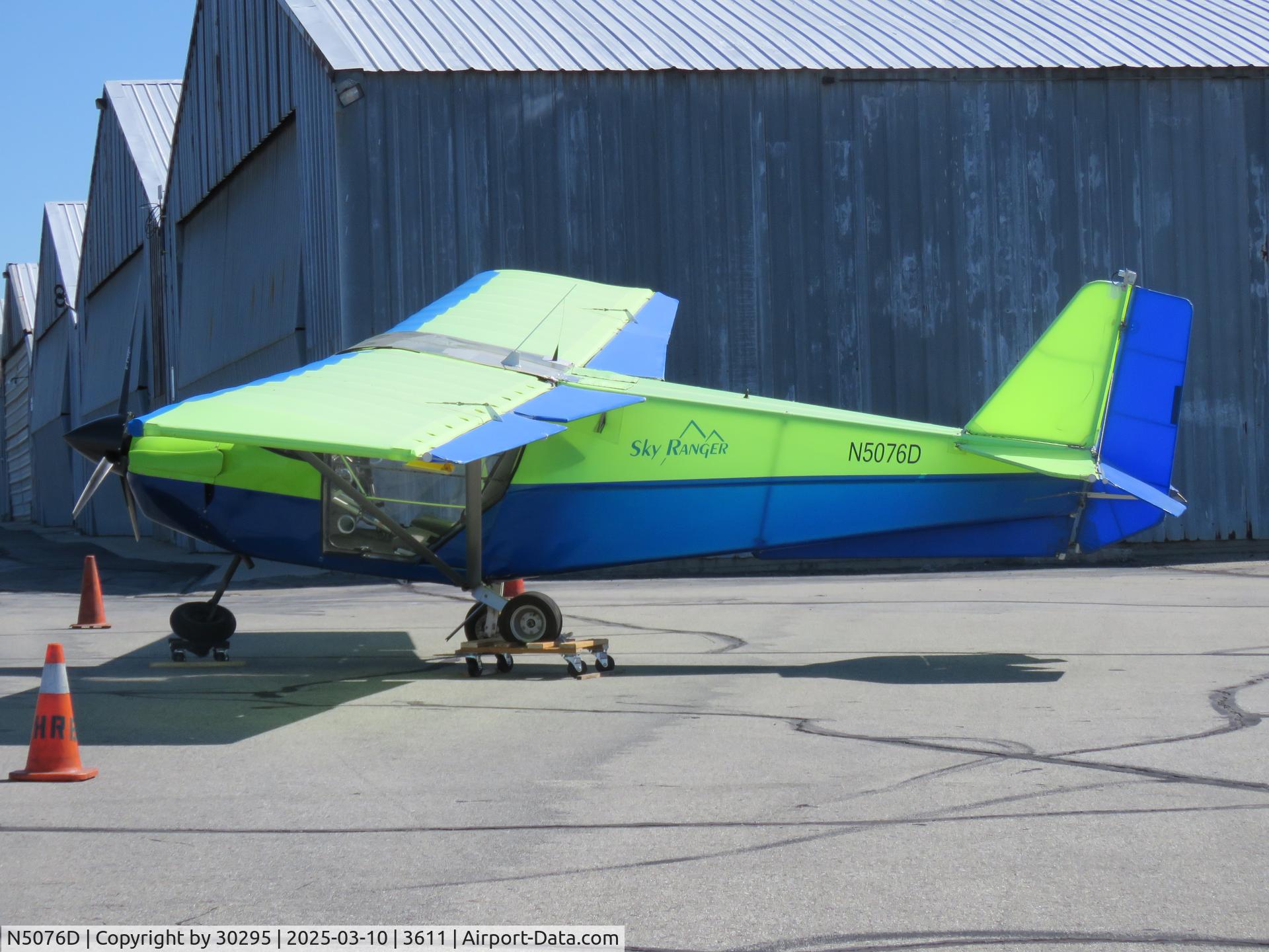 N5076D, 2005 Aeros (Best Off) Skyranger BCARS C/N SKR 0411535, Nose wheel problem?