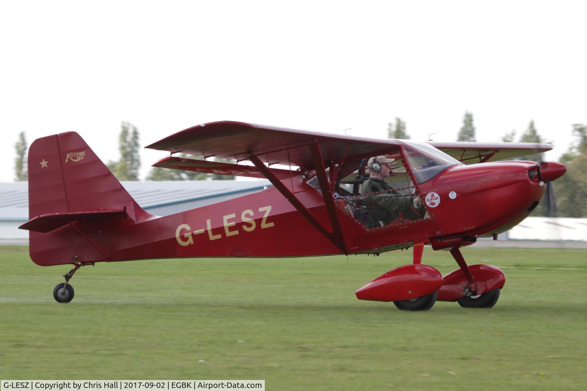 G-LESZ, 2003 Skystar Kitfox Series 5 C/N PFA 172C-12822, LAA Rally 2017, Sywell
