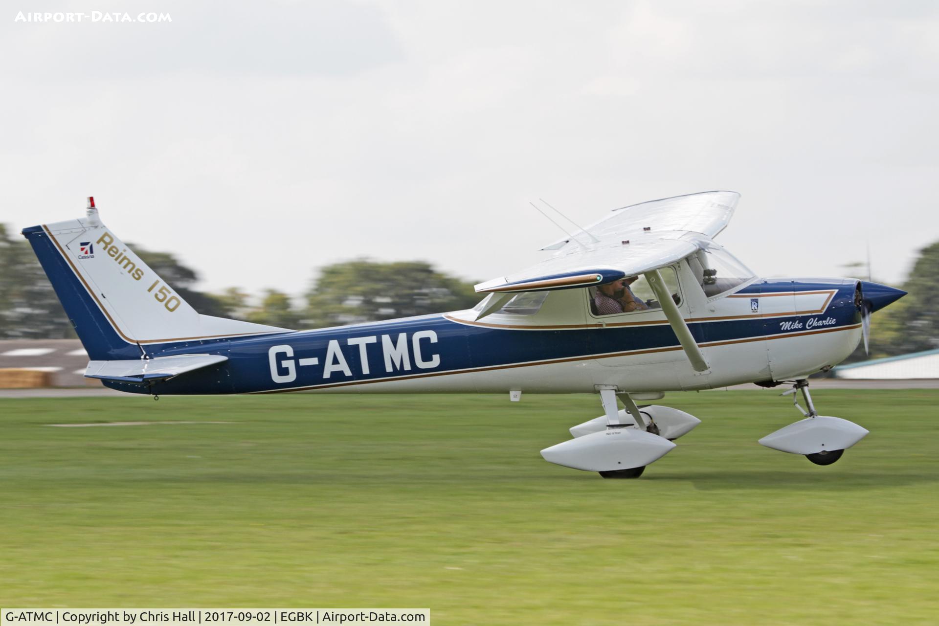 G-ATMC, 1966 Reims Cessna F150F C/N 0020, LAA Rally 2017, Sywell