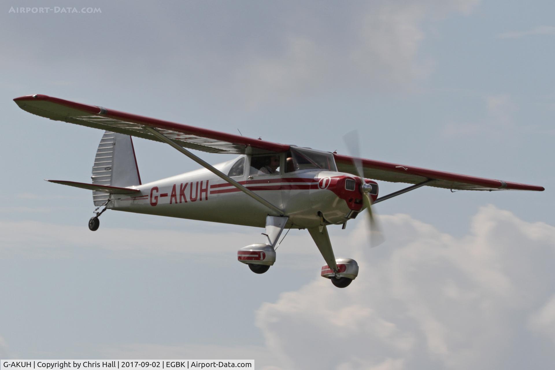 G-AKUH, 1946 Luscombe 8E Silvaire C/N 4644, LAA Rally 2017, Sywell