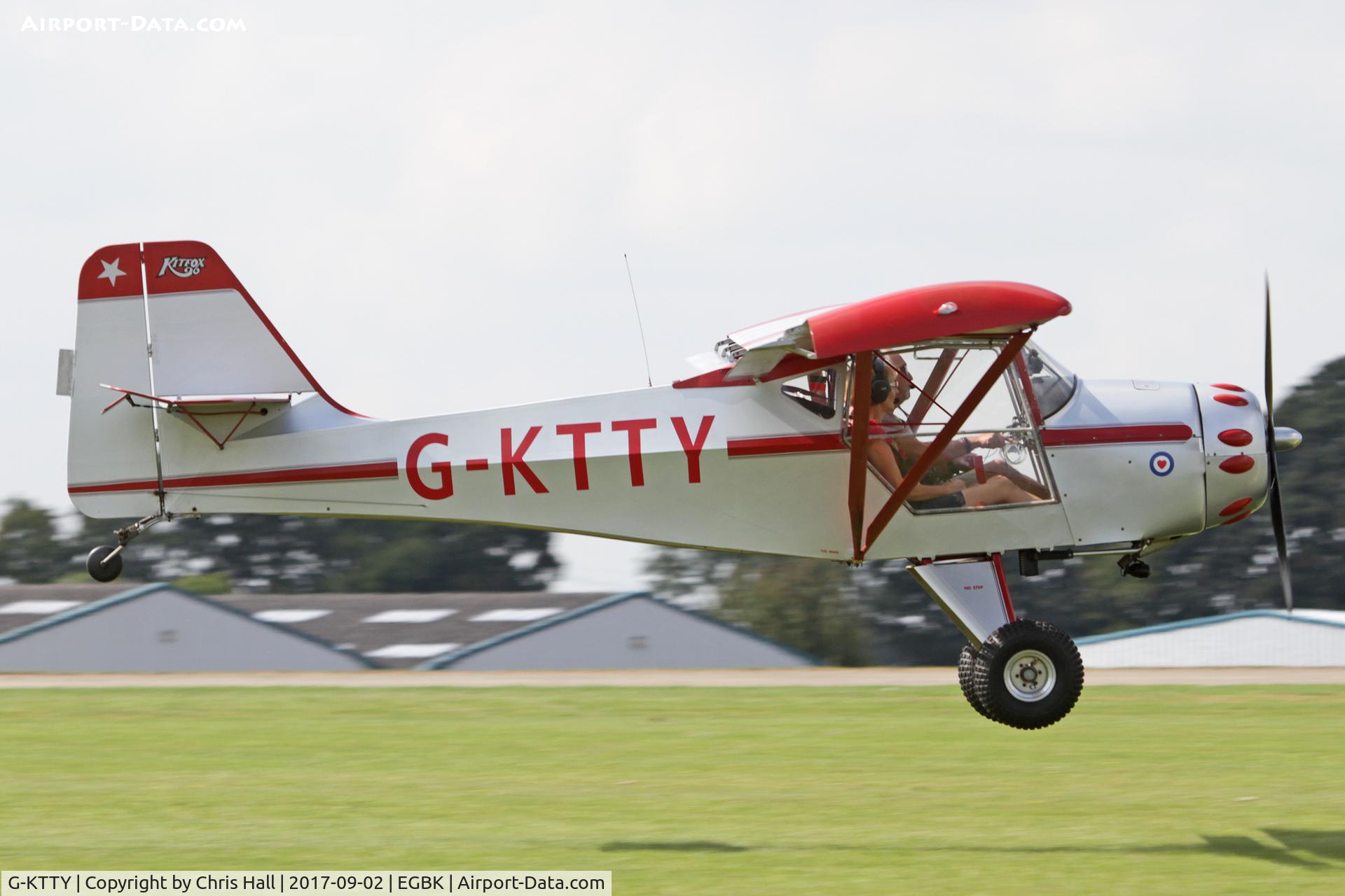 G-KTTY, 1994 Denney Kitfox Mk3 C/N PFA 172-12001, LAA Rally 2017, Sywell