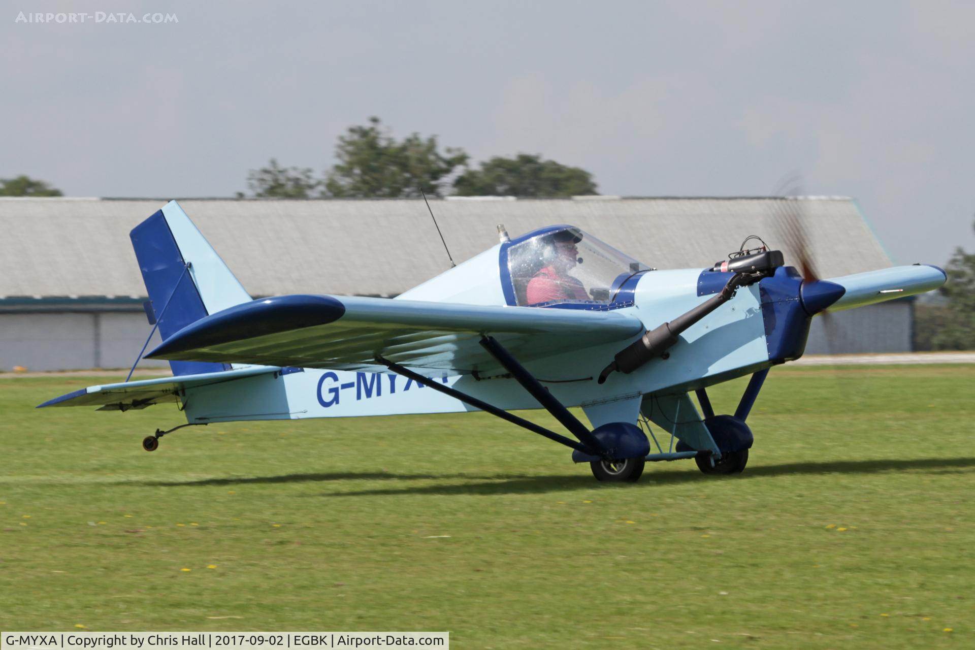 G-MYXA, 1995 Team Mini-Max 91 C/N PFA 186-12266, LAA Rally 2017, Sywell