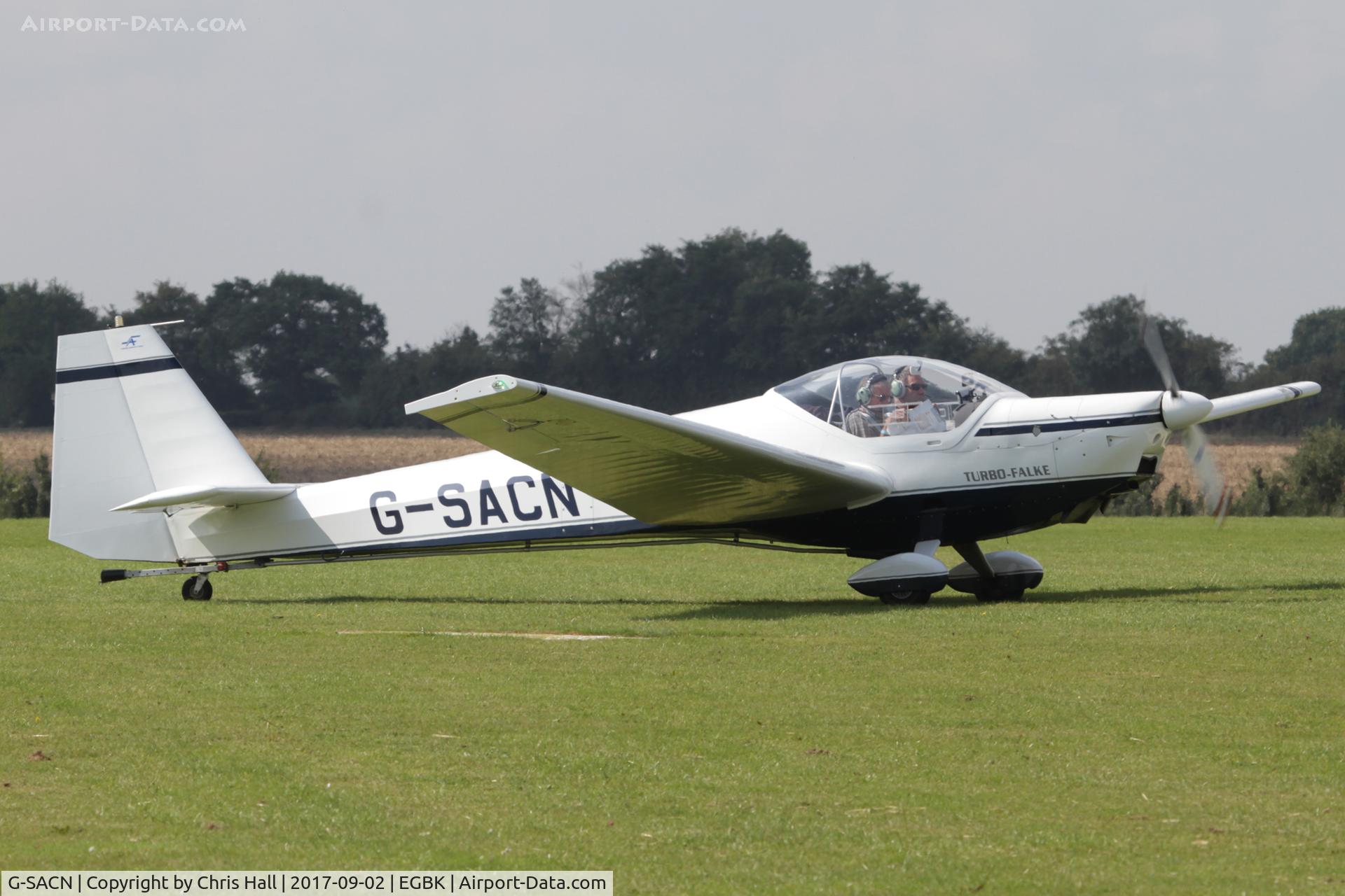 G-SACN, 2014 Scheibe SF-25C Falke C/N 44731, LAA Rally 2017, Sywell