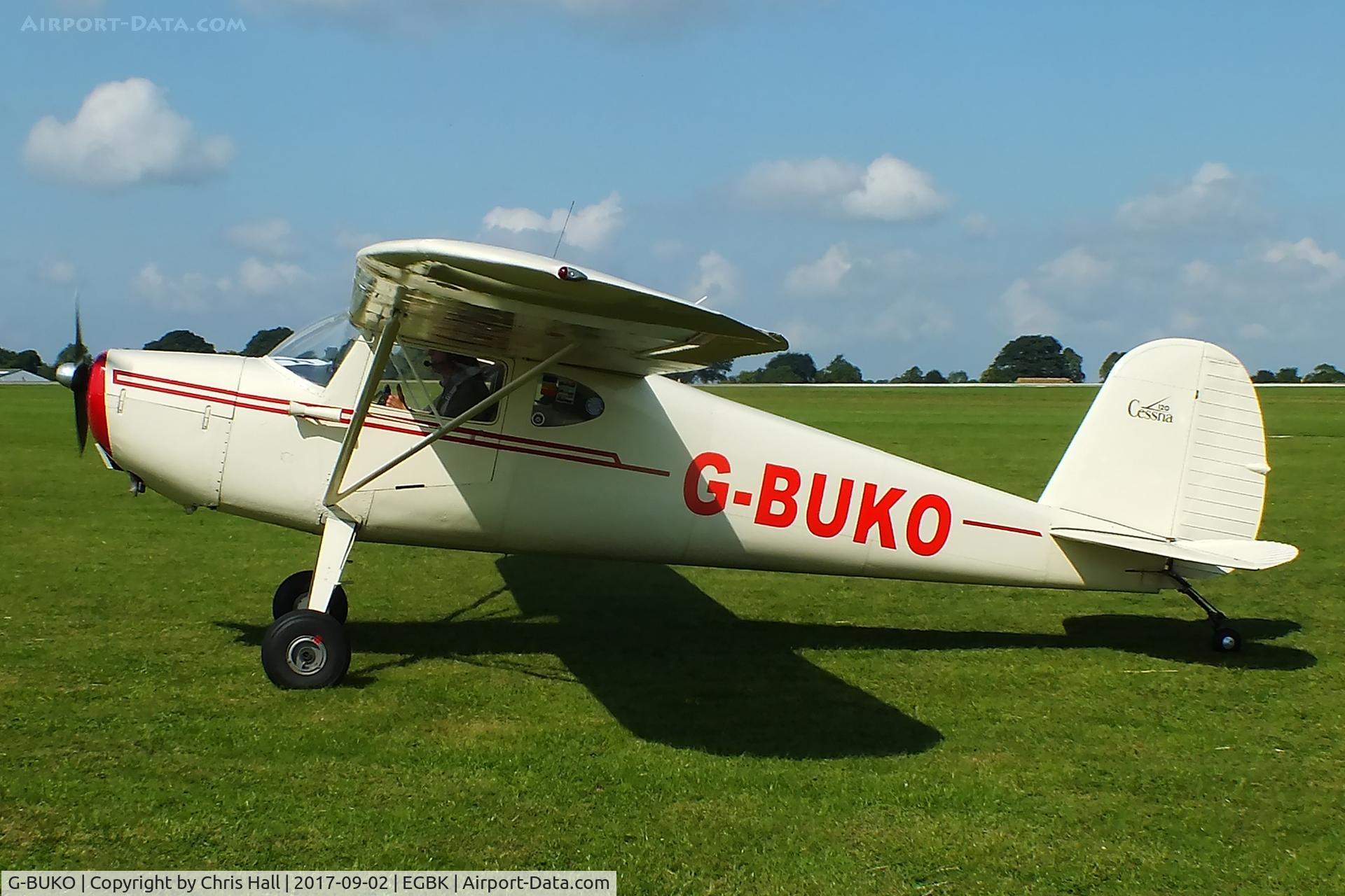 G-BUKO, 1947 Cessna 120 C/N 13089, LAA Rally 2017, Sywell