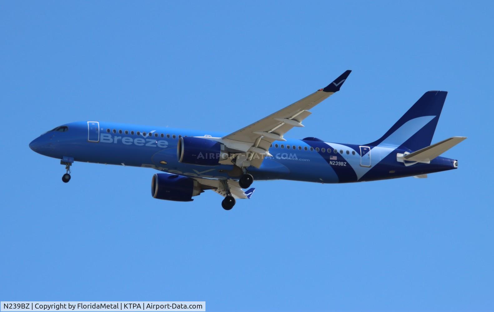 N239BZ, 2024 Airbus A220-371 C/N 55293, MXY A223 zx pvd-tpa