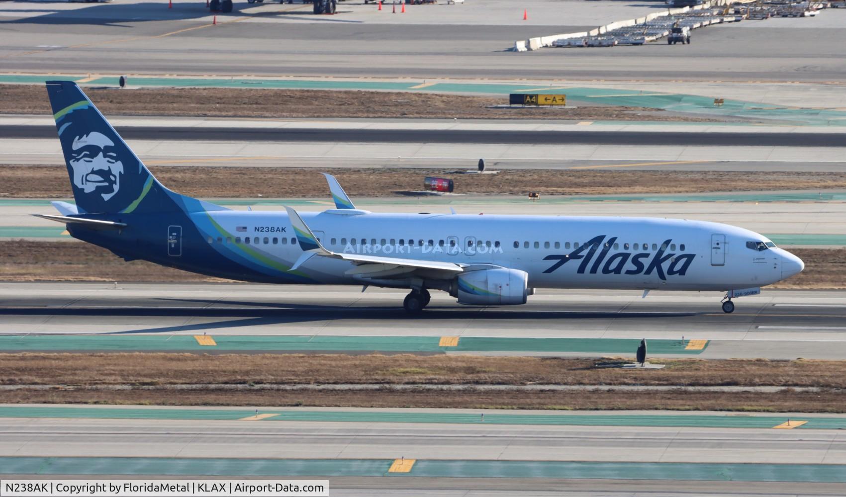 N238AK, 2016 Boeing 737-990/ER C/N 62681, ASA 739 zx lax-sea