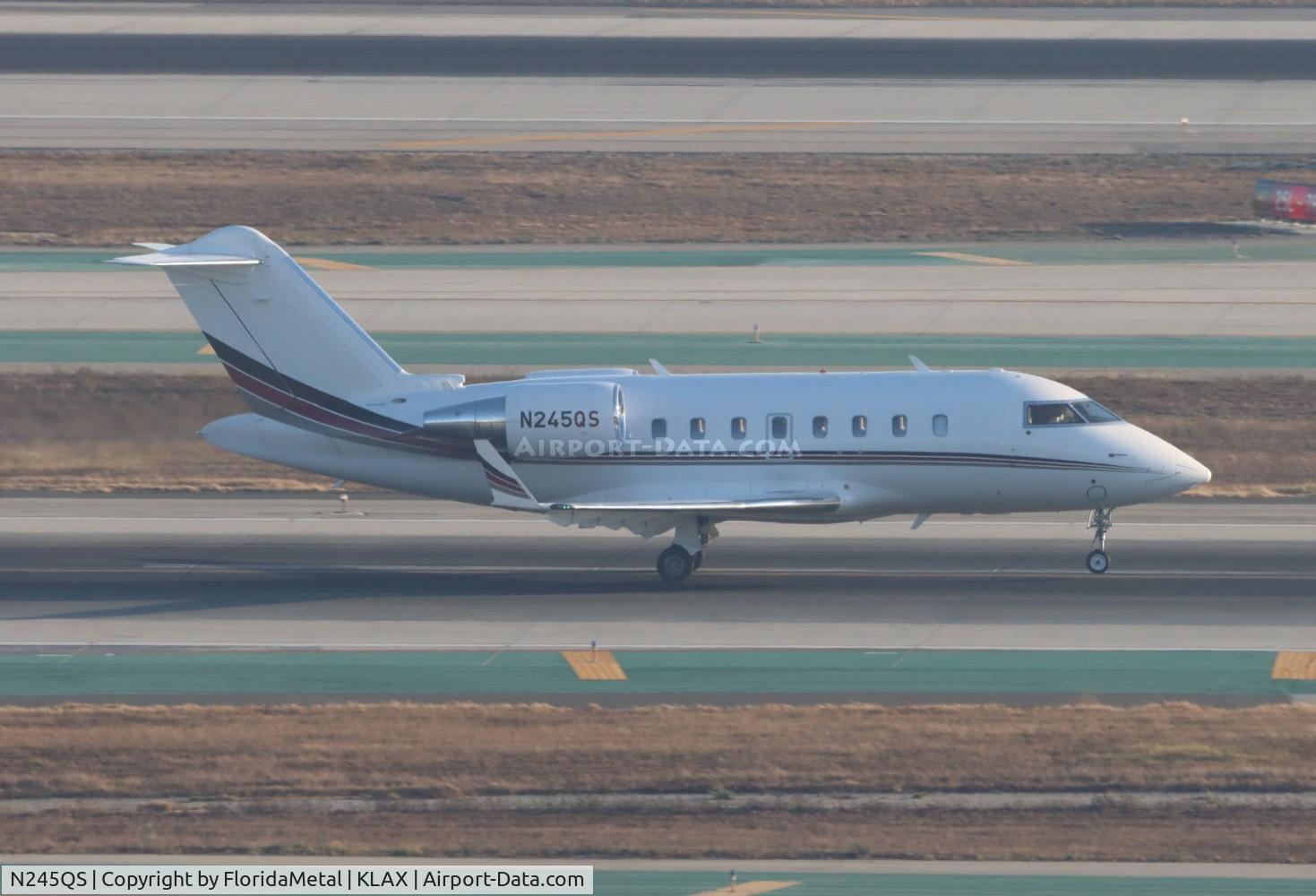 N245QS, 2021 Bombardier CL-600-2B16 (Challenger 650) C/N 6169, Challenger 650 zx lax-vny