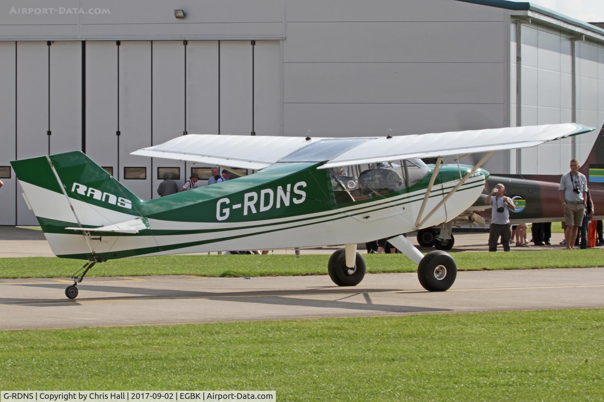 G-RDNS, 2004 Rans S-6S-116 Super Six C/N PFA 204-14307, LAA Rally 2017, Sywell