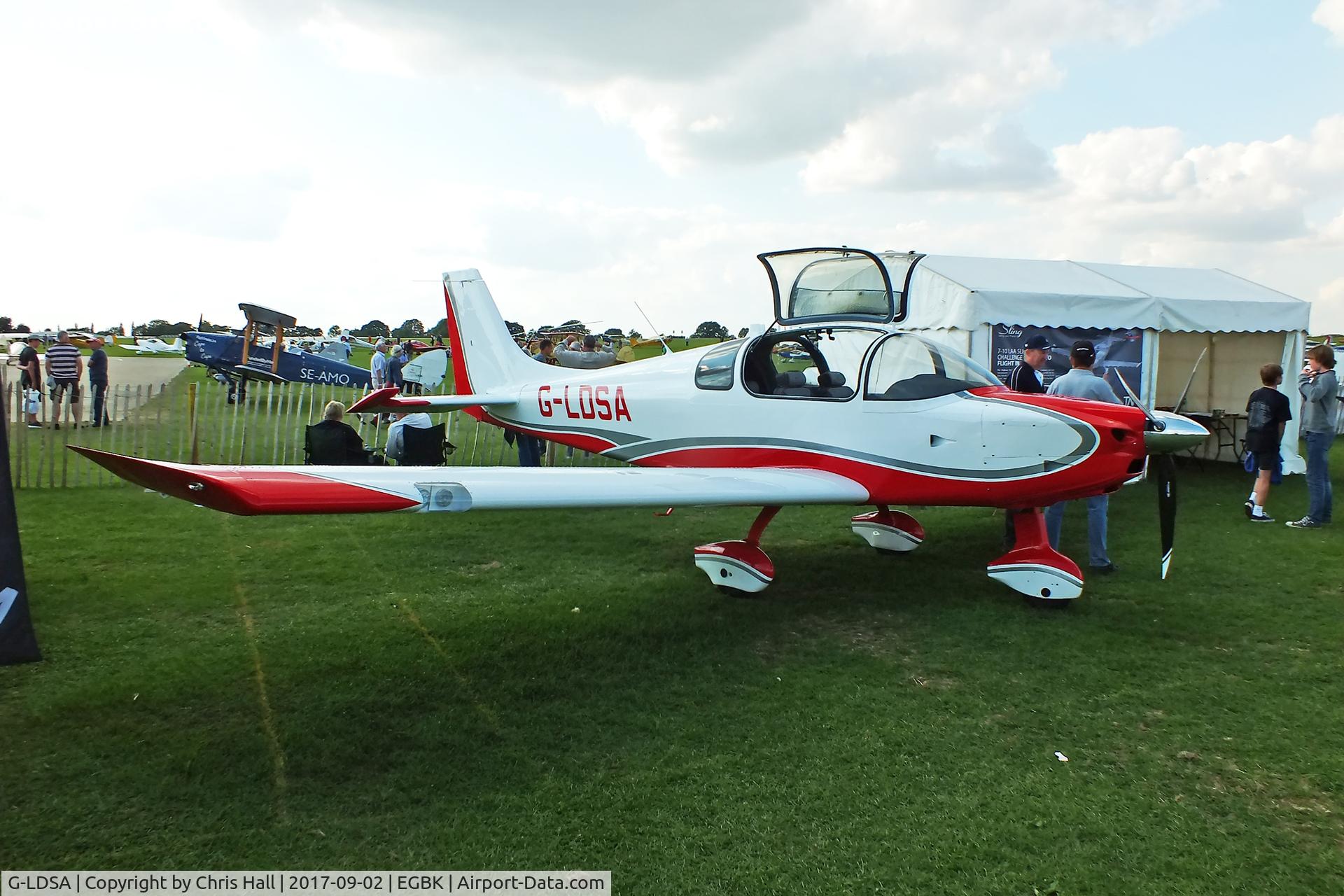 G-LDSA, 2016 The Airplane Factory Sling 4 C/N LAA 400-15412, LAA Rally 2017, Sywell