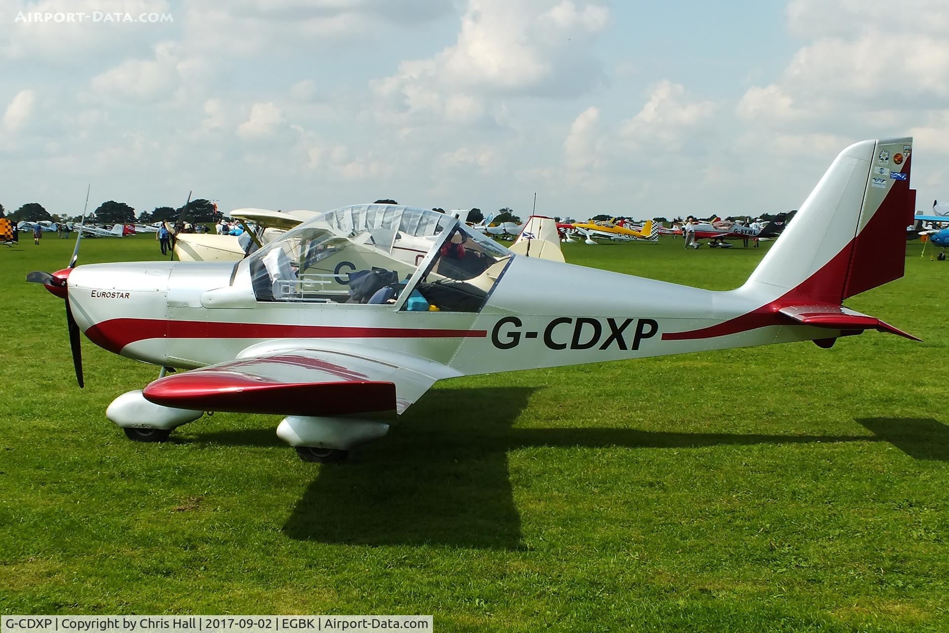 G-CDXP, 2006 Aerotechnik EV-97 Eurostar C/N PFA 315-14530, LAA Rally 2017, Sywell